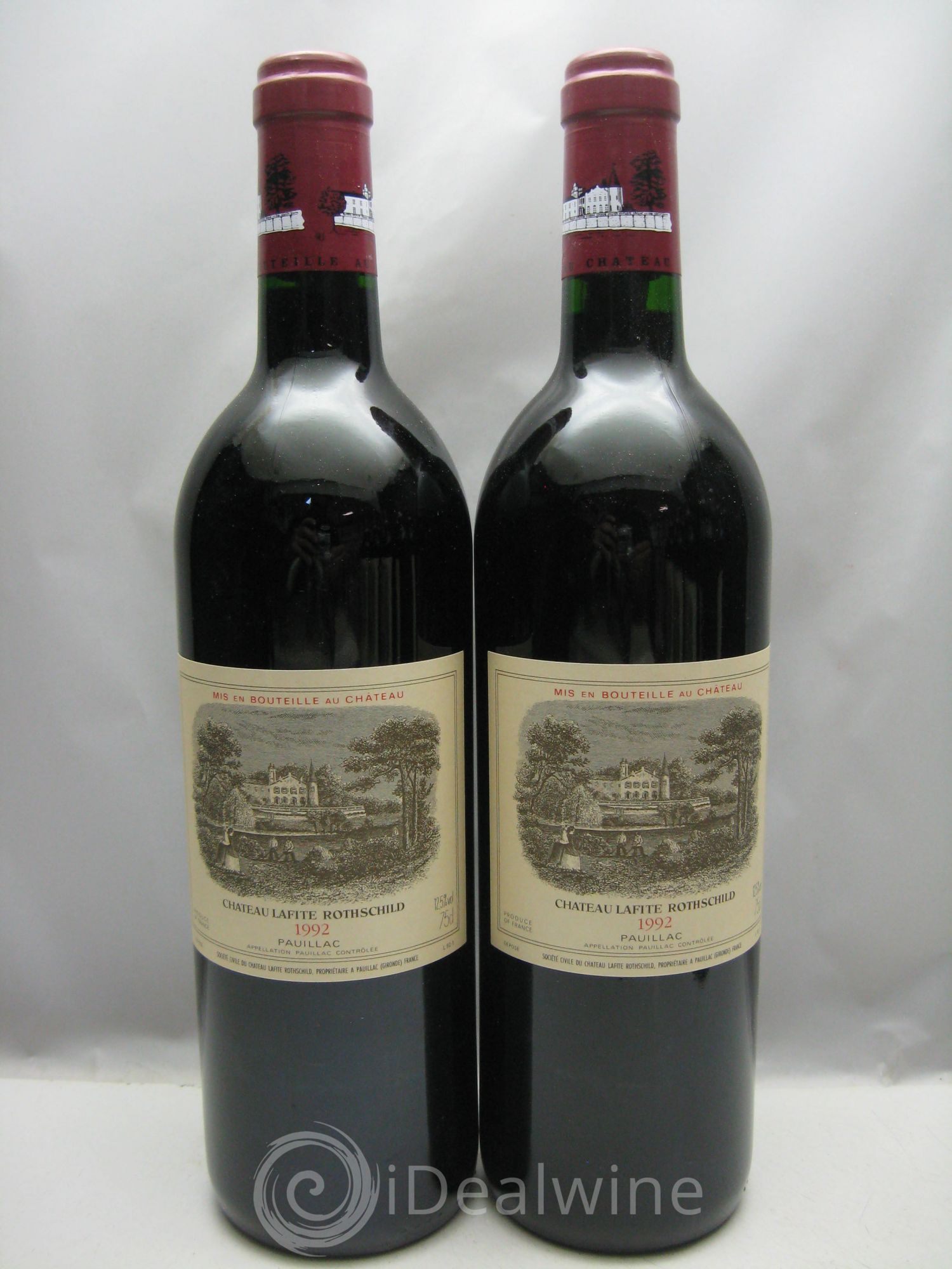 Château Lafite Rothschild 1er Grand Cru Classé 1992 - Lot de 12 bouteilles - 1
