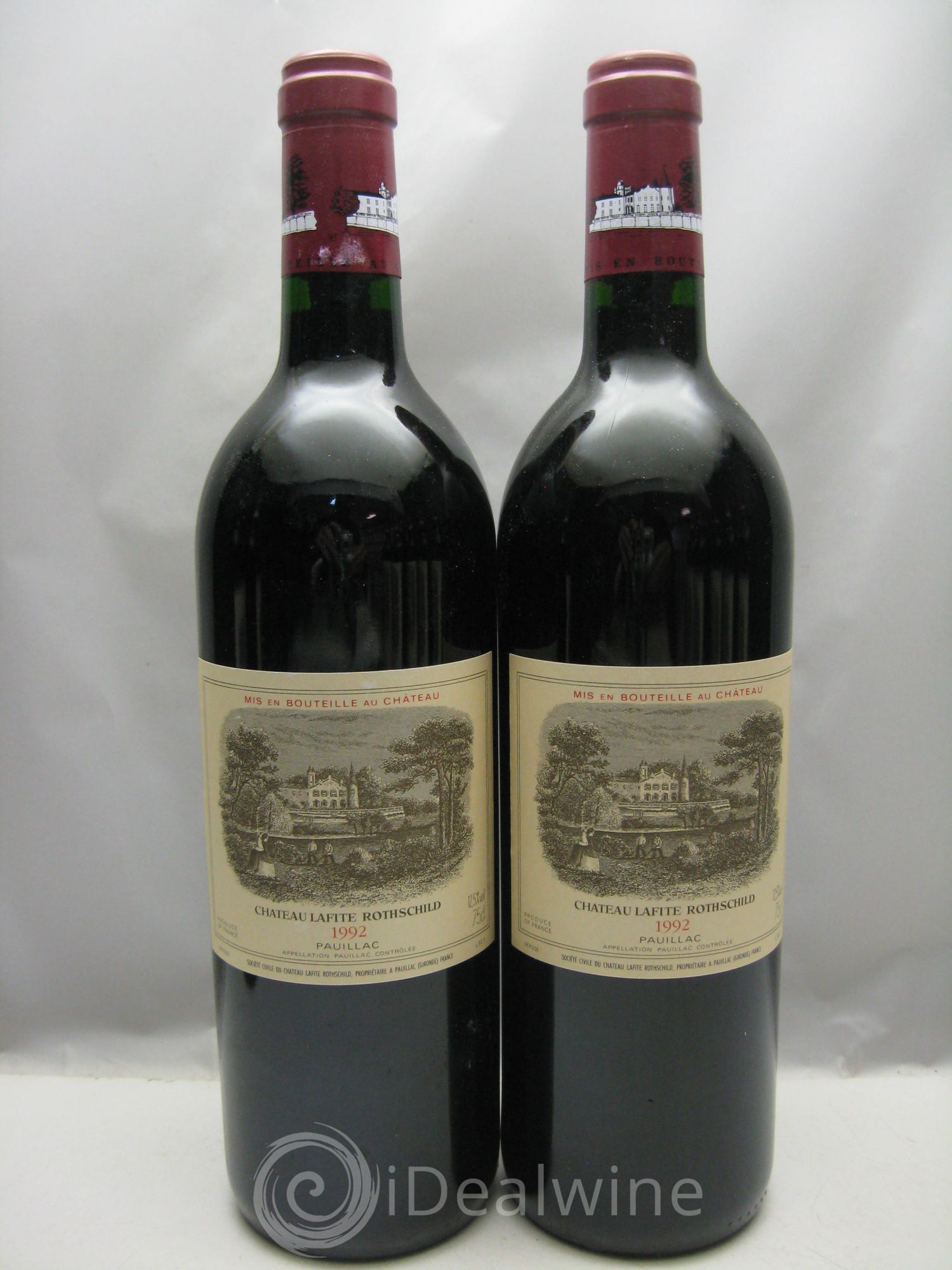 Château Lafite Rothschild 1er Grand Cru Classé 1992 - Lot de 12 bouteilles - 2