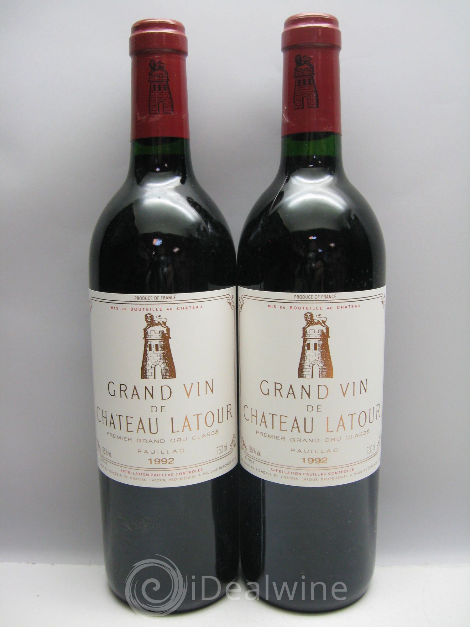 Château Latour 1er Grand Cru Classé 1992 - Lot de 12 bouteilles - 0