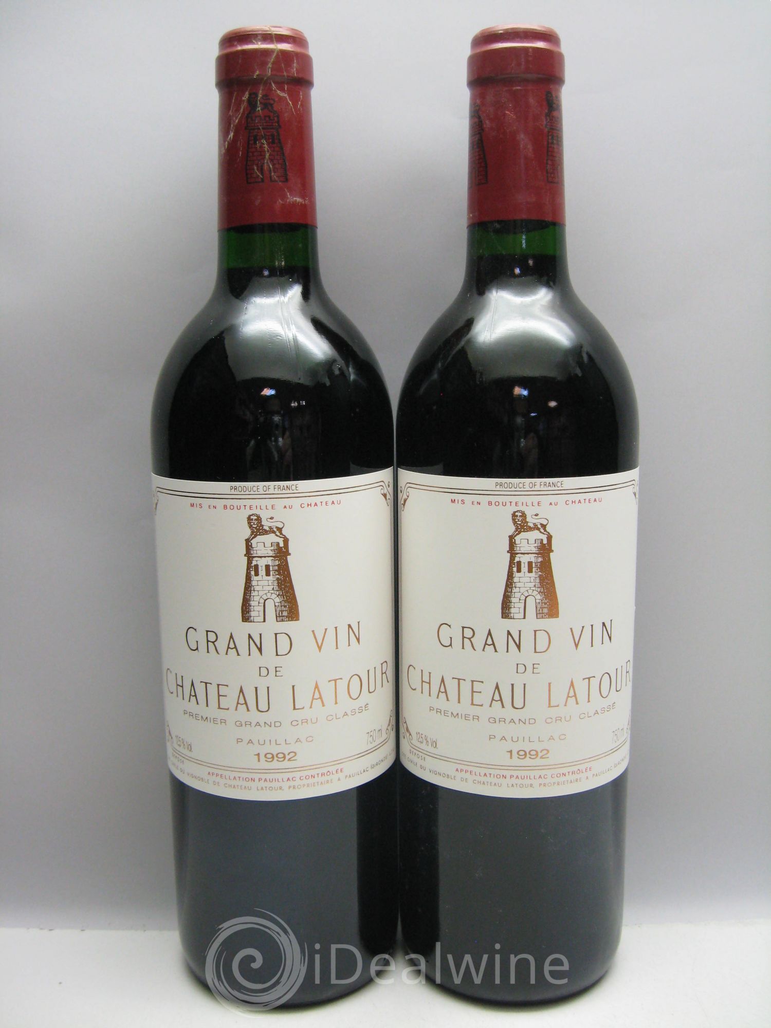 Château Latour 1er Grand Cru Classé 1992 - Lot de 12 bouteilles - 1