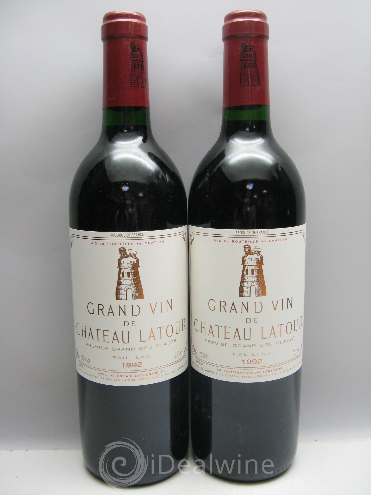 Château Latour 1er Grand Cru Classé 1992 - Lot de 12 bouteilles - 4