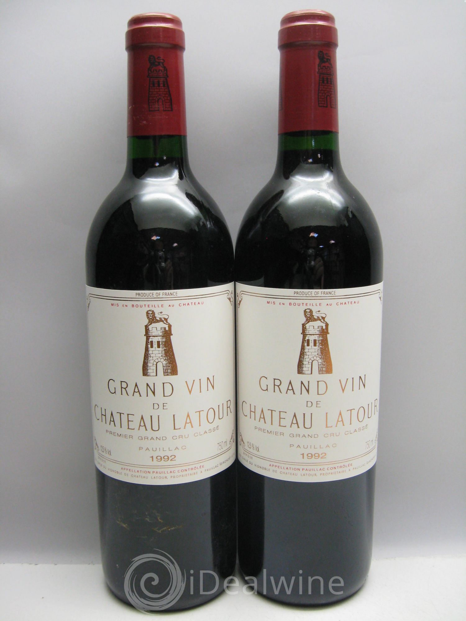 Château Latour 1er Grand Cru Classé 1992 - Lot de 12 bouteilles - 5