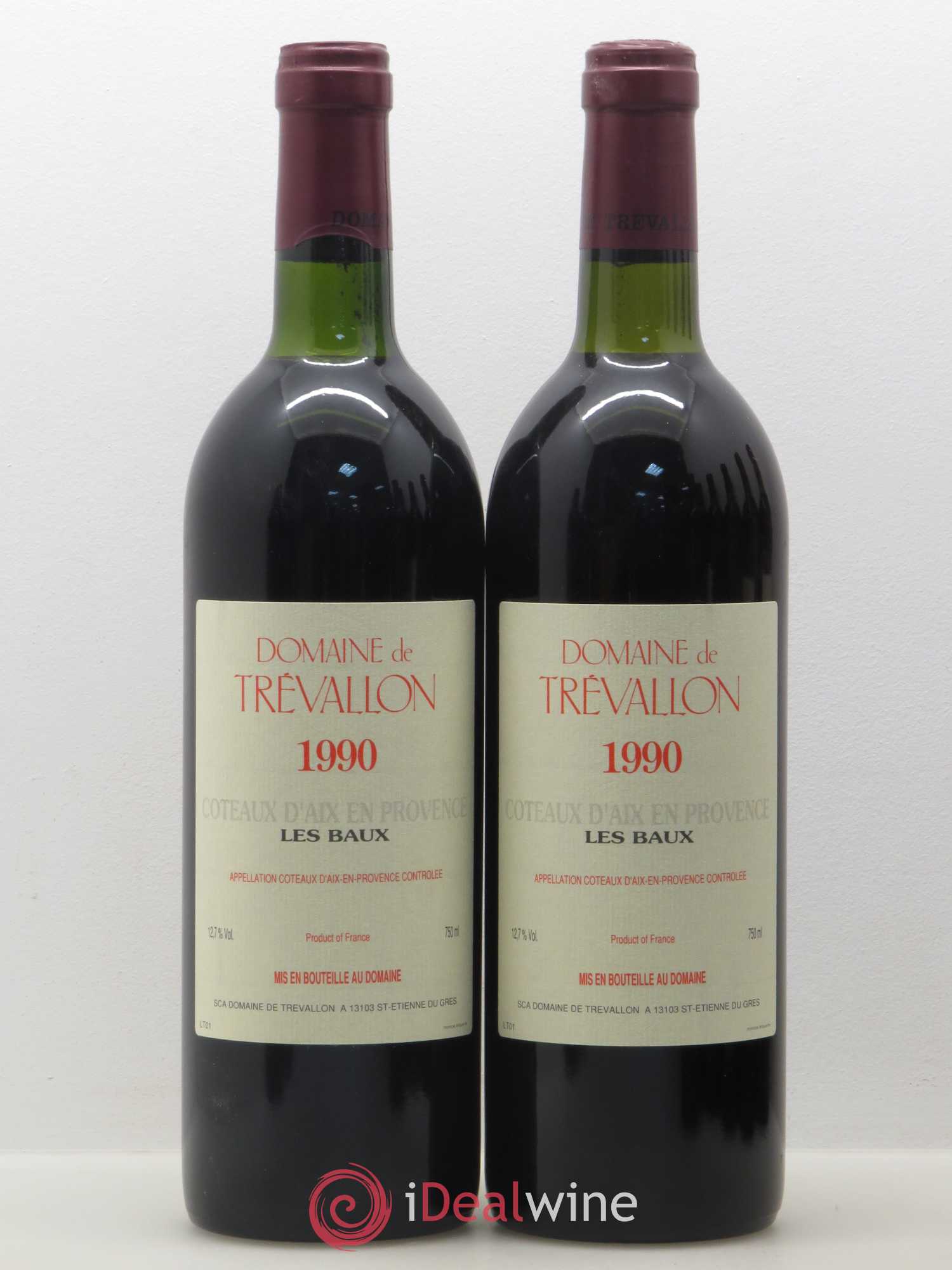 Coteaux d'Aix-en-Provence Trévallon (Domaine de) Eloi Dürrbach 1990 - Lot de 11 bouteilles - 4