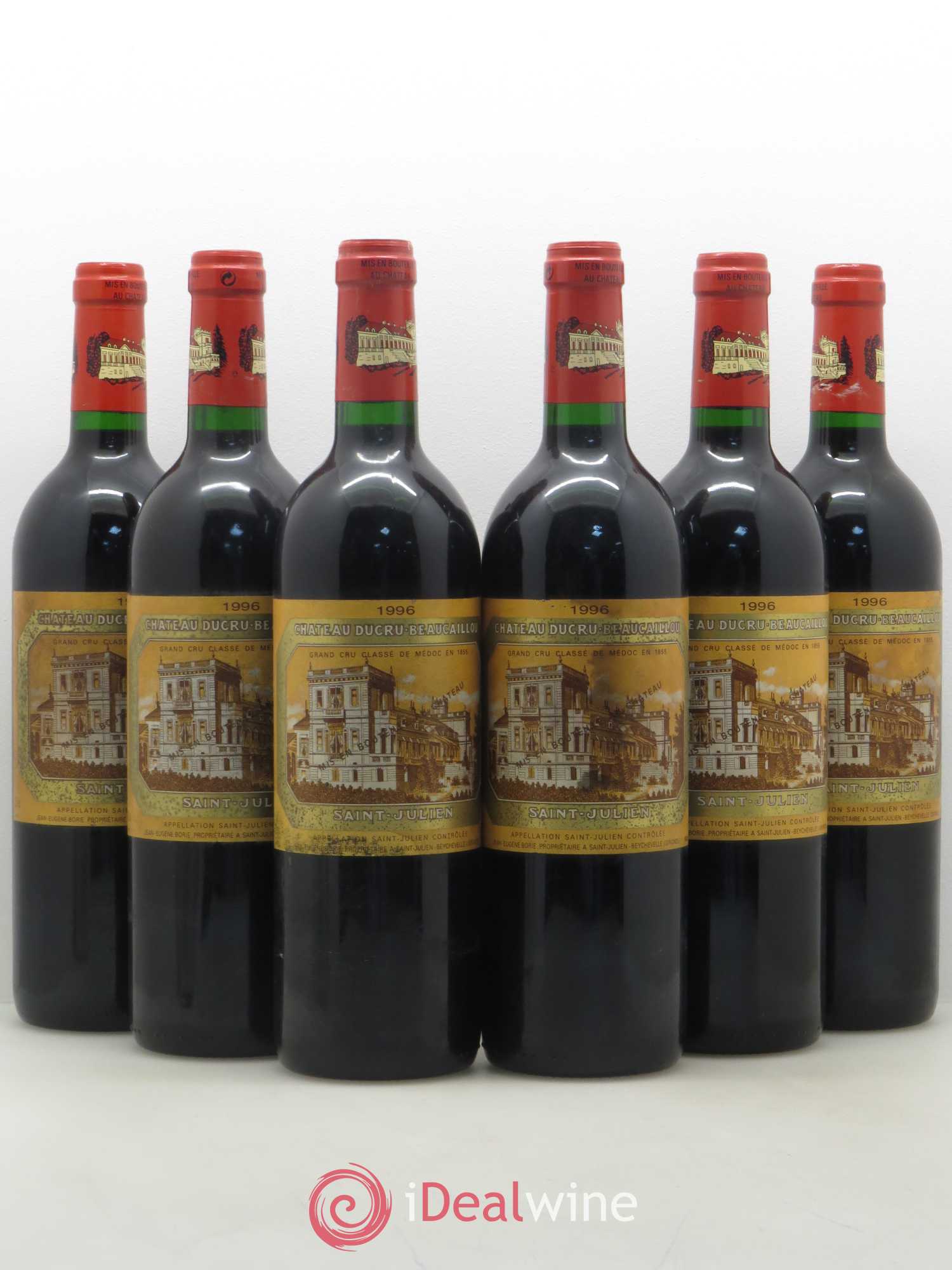 Château Ducru Beaucaillou 2ème Grand Cru Classé 1996 - Lot de 6 bouteilles - 0