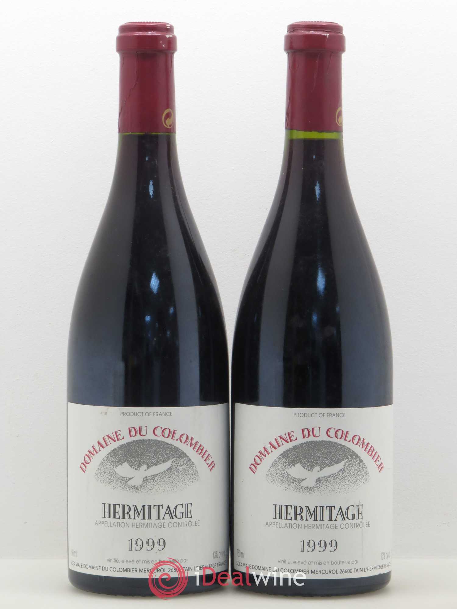 Hermitage Colombier (Domaine du) 1999 - Lot de 2 bouteilles - 0