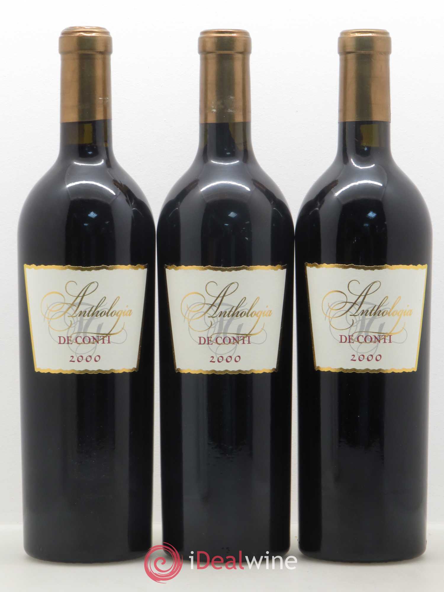 Bergerac Château Tour des Gendres Anthologia Famille de Conti 2000 - Lot de 3 bouteilles - 0