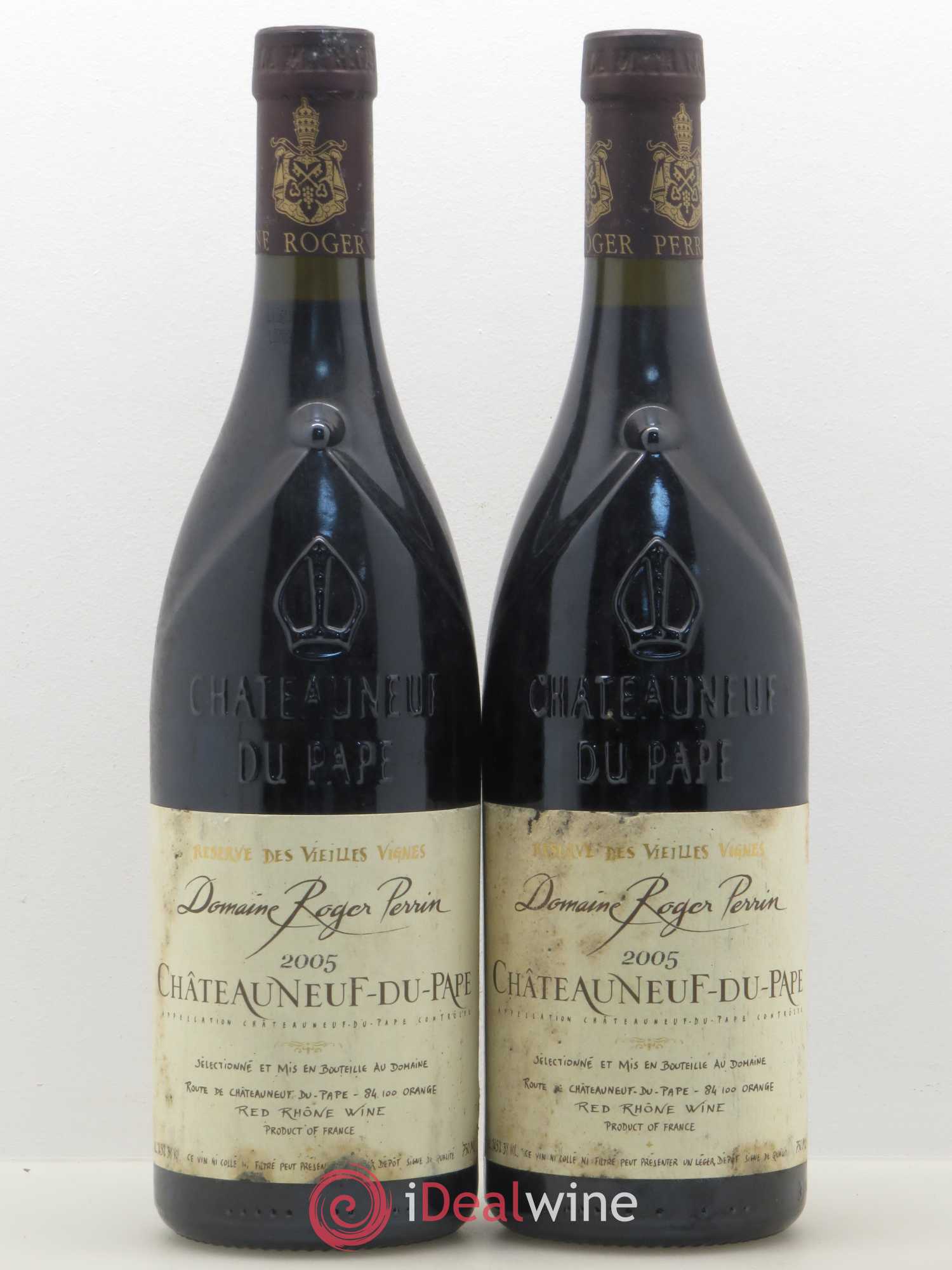 Châteauneuf-du-Pape Roger Perrin Reserve Des Vieilles Vignes 2005 - Posten von 2 Flaschen - 0