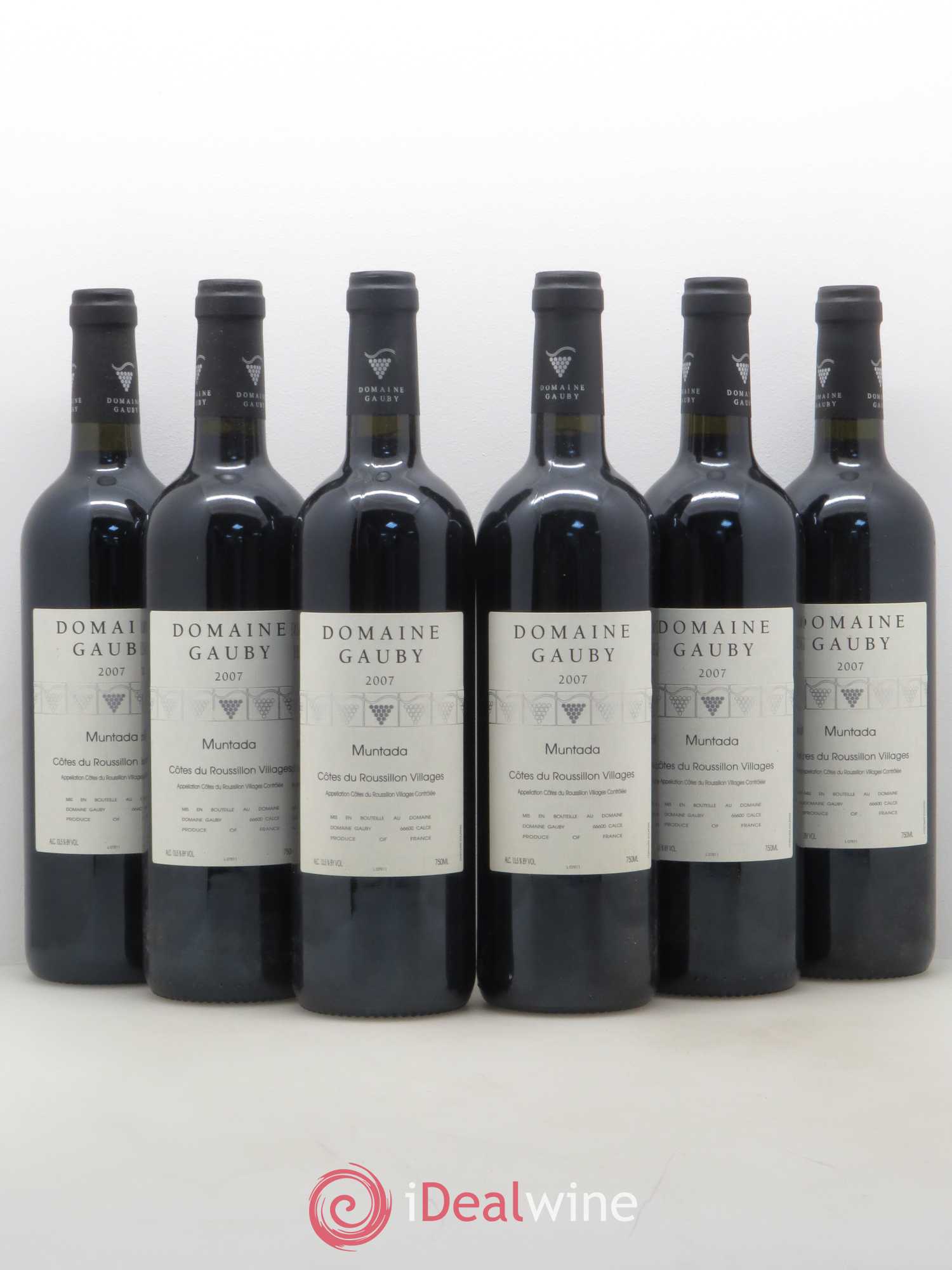 Côtes Catalanes (anciennement Côtes du Roussillon Villages) La Muntada Gauby (Domaine) 2007 - Lot de 6 bouteilles - 0