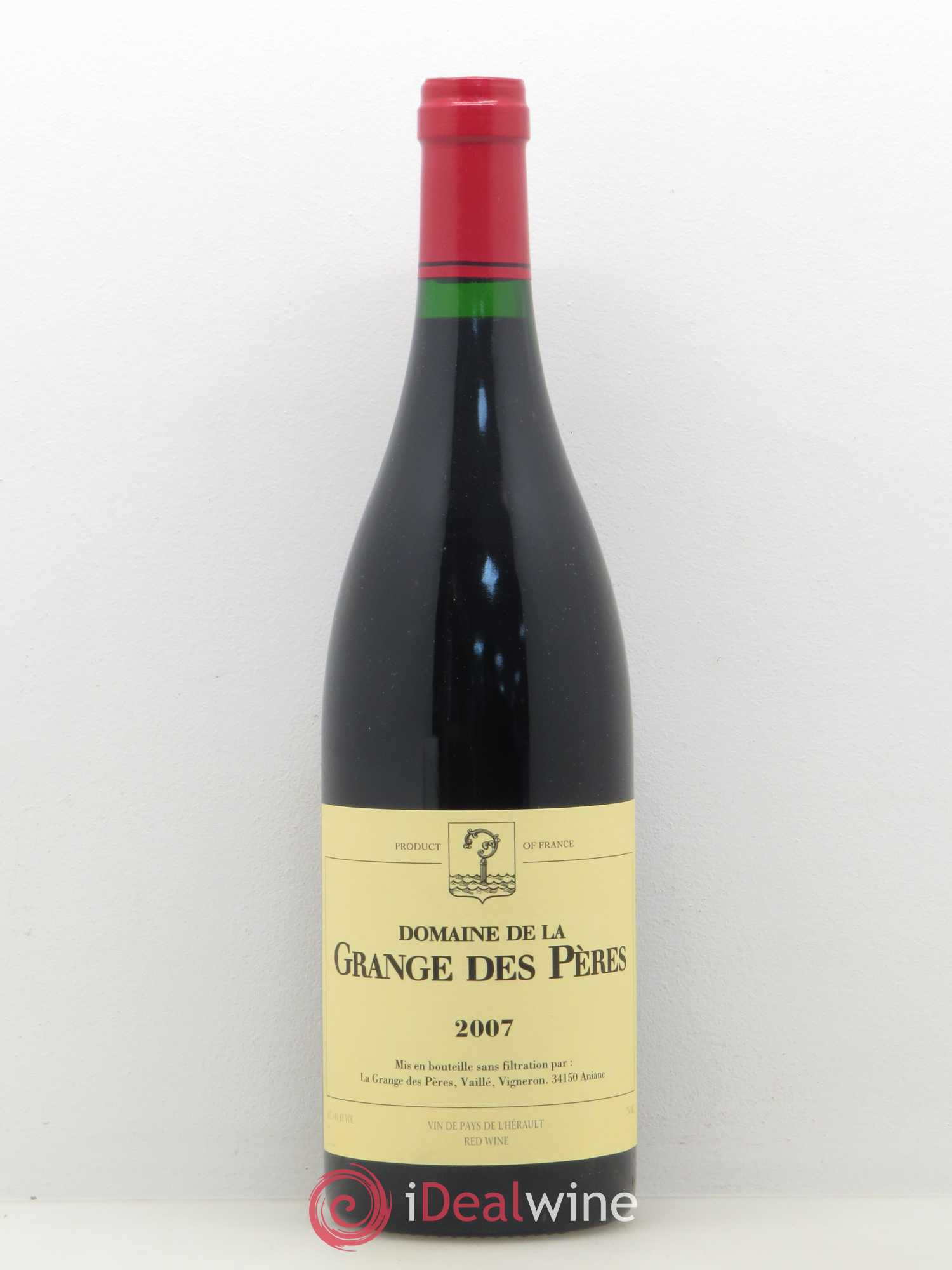 Pays d'Hérault Grange des Pères Laurent Vaillé 2007 - Lot de 1 bouteille - 0