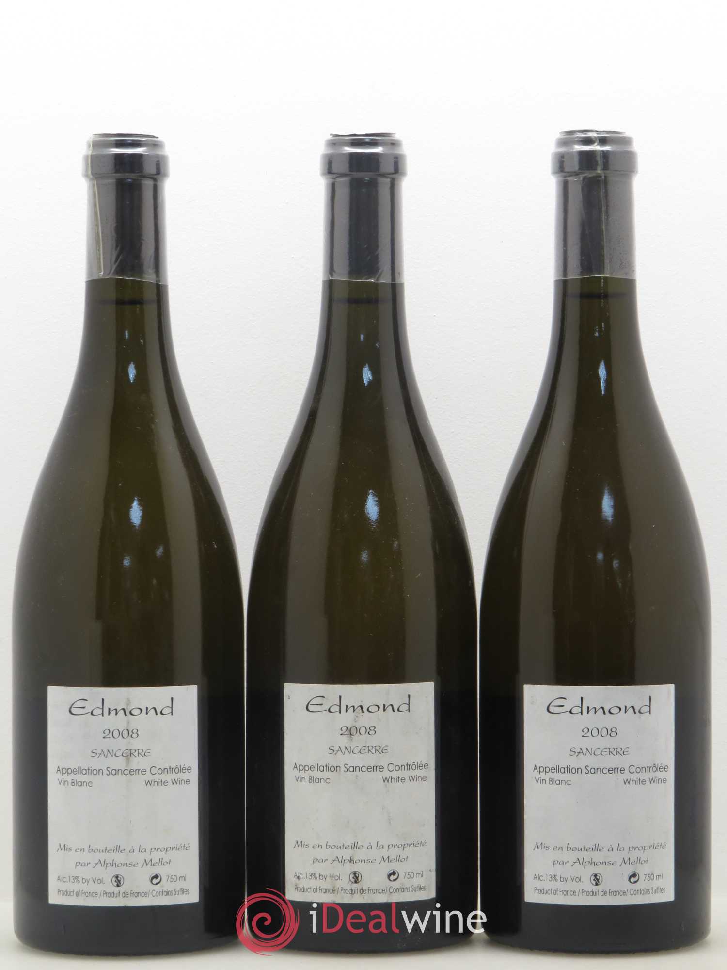 Sancerre Cuvée Edmond Alphonse Mellot 2008 - Lot de 3 bouteilles - 1