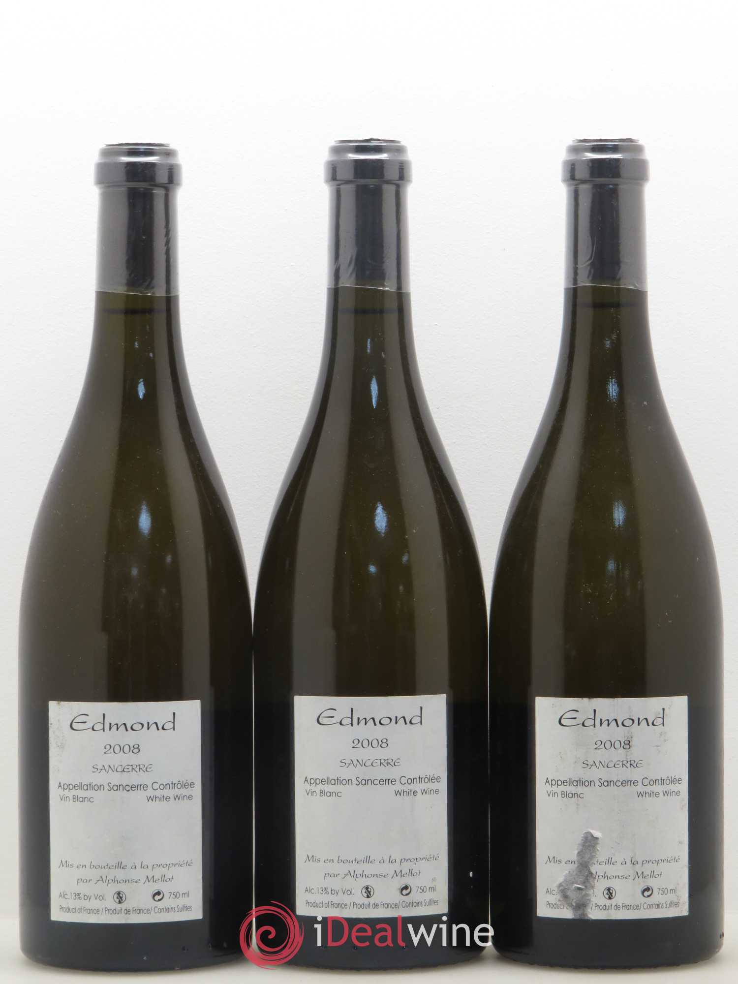 Sancerre Cuvée Edmond Alphonse Mellot 2008 - Lot de 3 bouteilles - 1