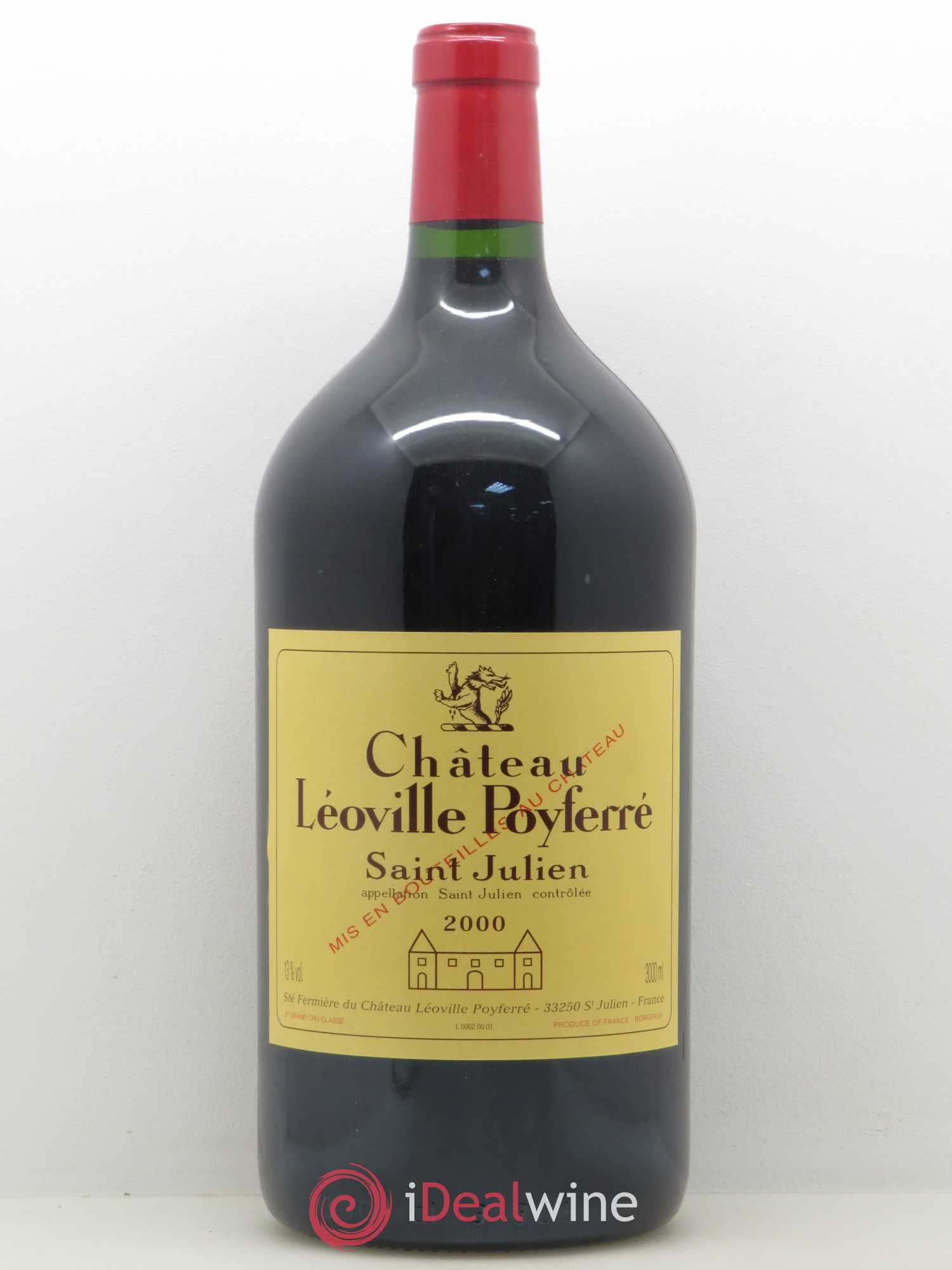 Château Léoville Poyferré 2ème Grand Cru Classé 2000 - Lot de 1 double magnum - 0