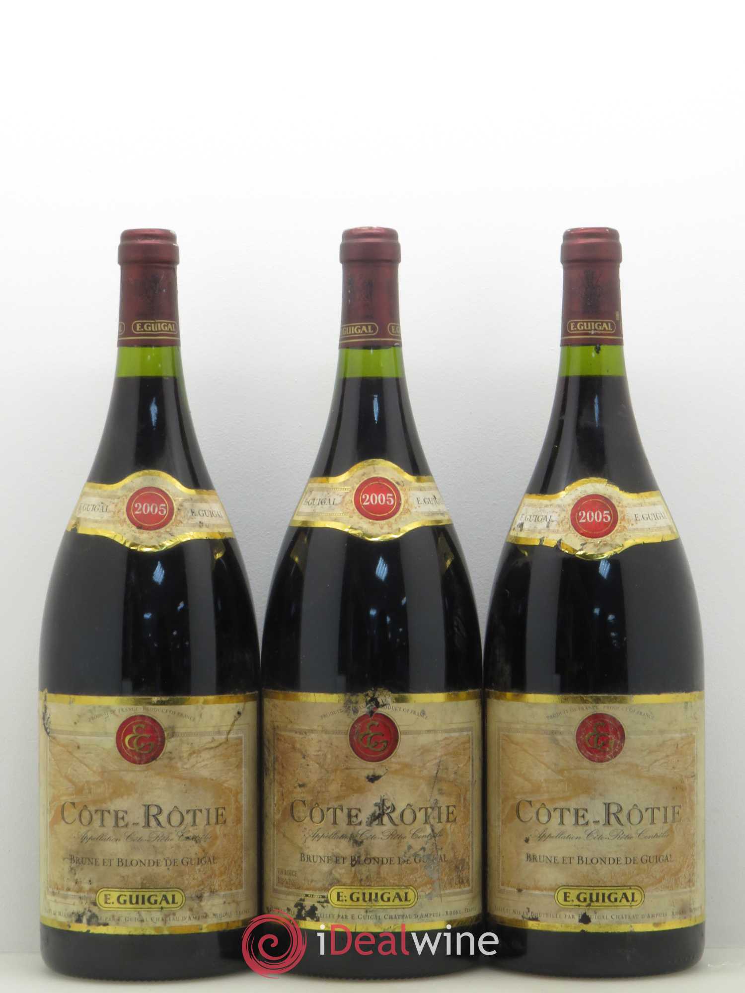 Côte-Rôtie Côtes Brune et Blonde Guigal 2005 - Lot de 3 magnums - 0