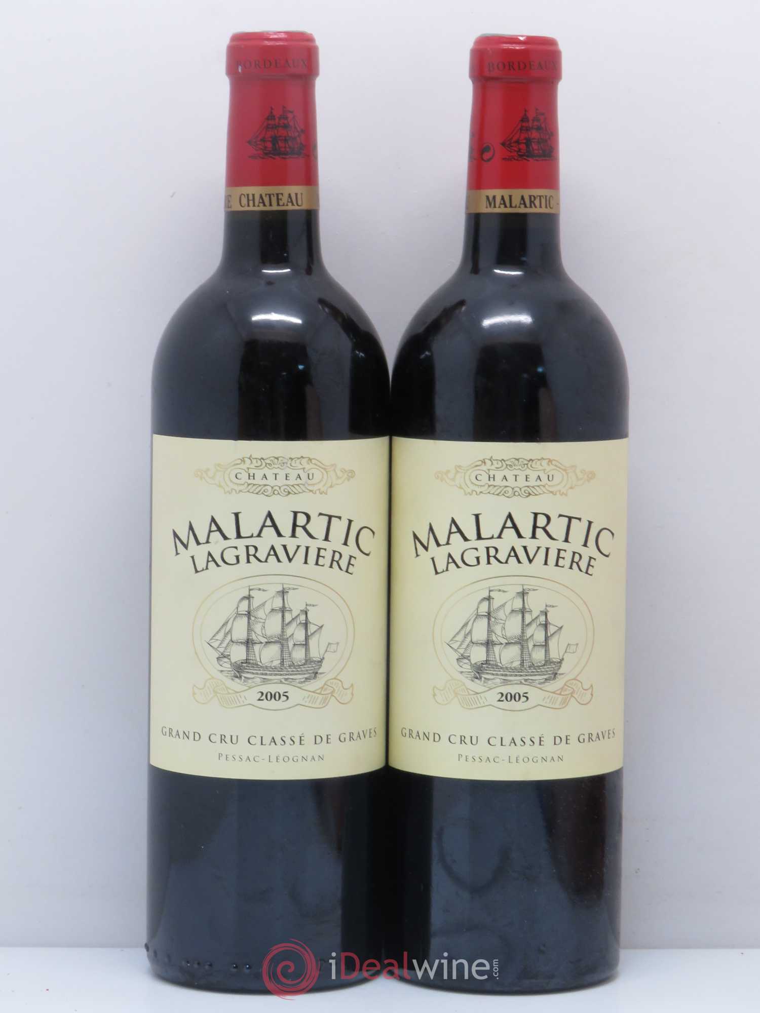 Château Malartic-Lagravière Cru Classé de Graves 2005 - Lot de 2 bouteilles - 0