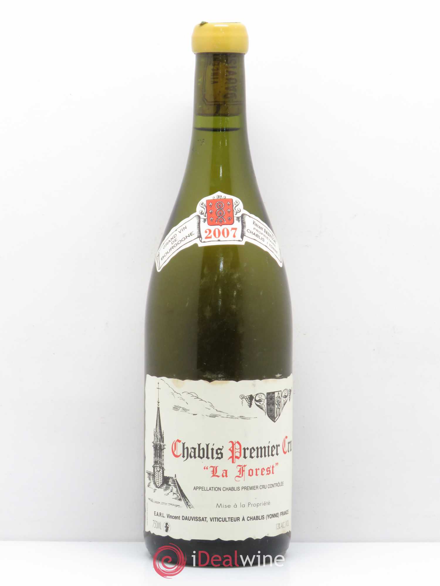 Chablis 1er Cru La Forest Vincent Dauvissat (Domaine) 2007 - Lot de 1 bouteille - 0