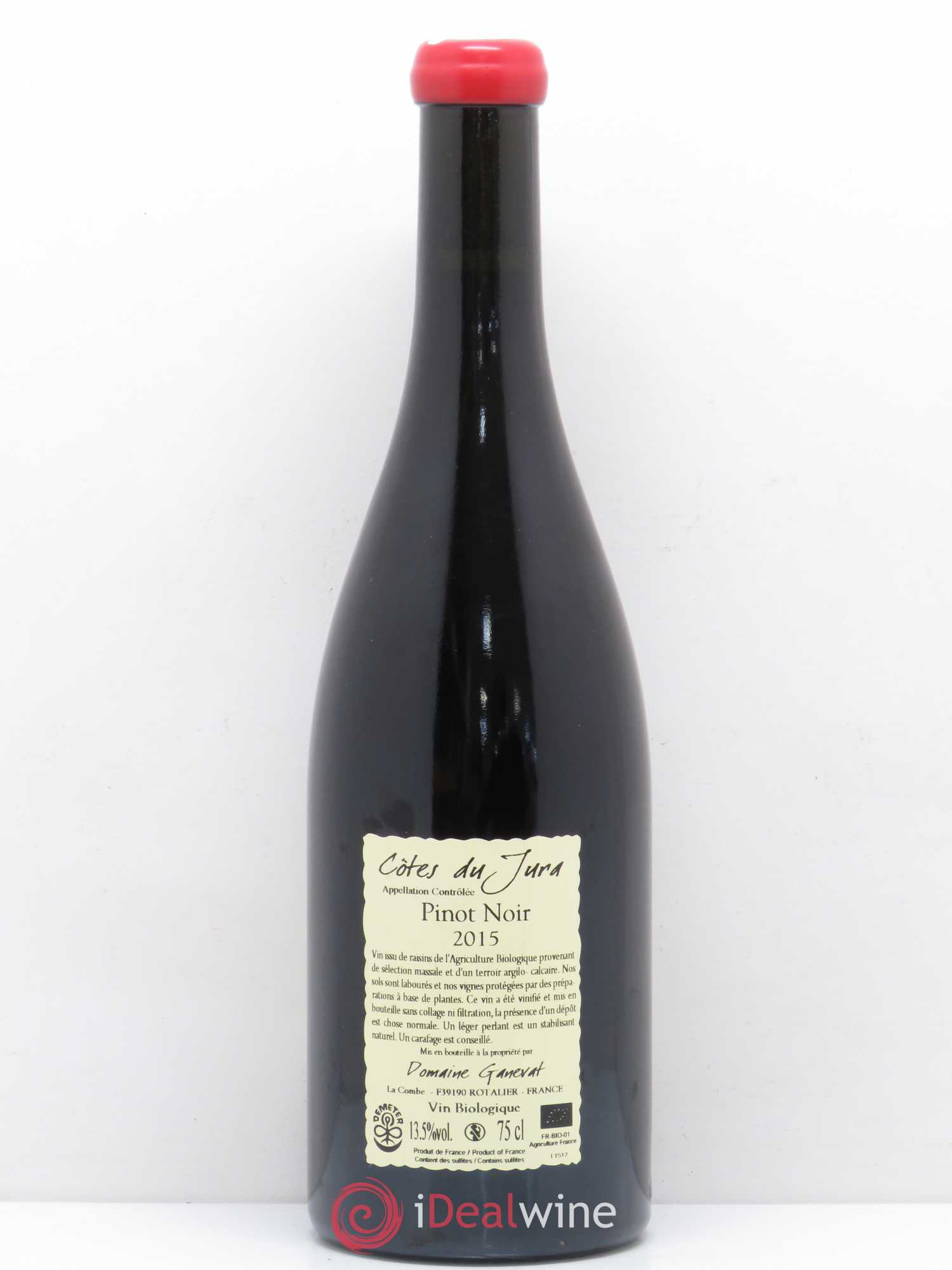 Côtes du Jura Cuvée Julien Jean-François Ganevat (Domaine) 2015 - Lot de 1 bouteille - 1
