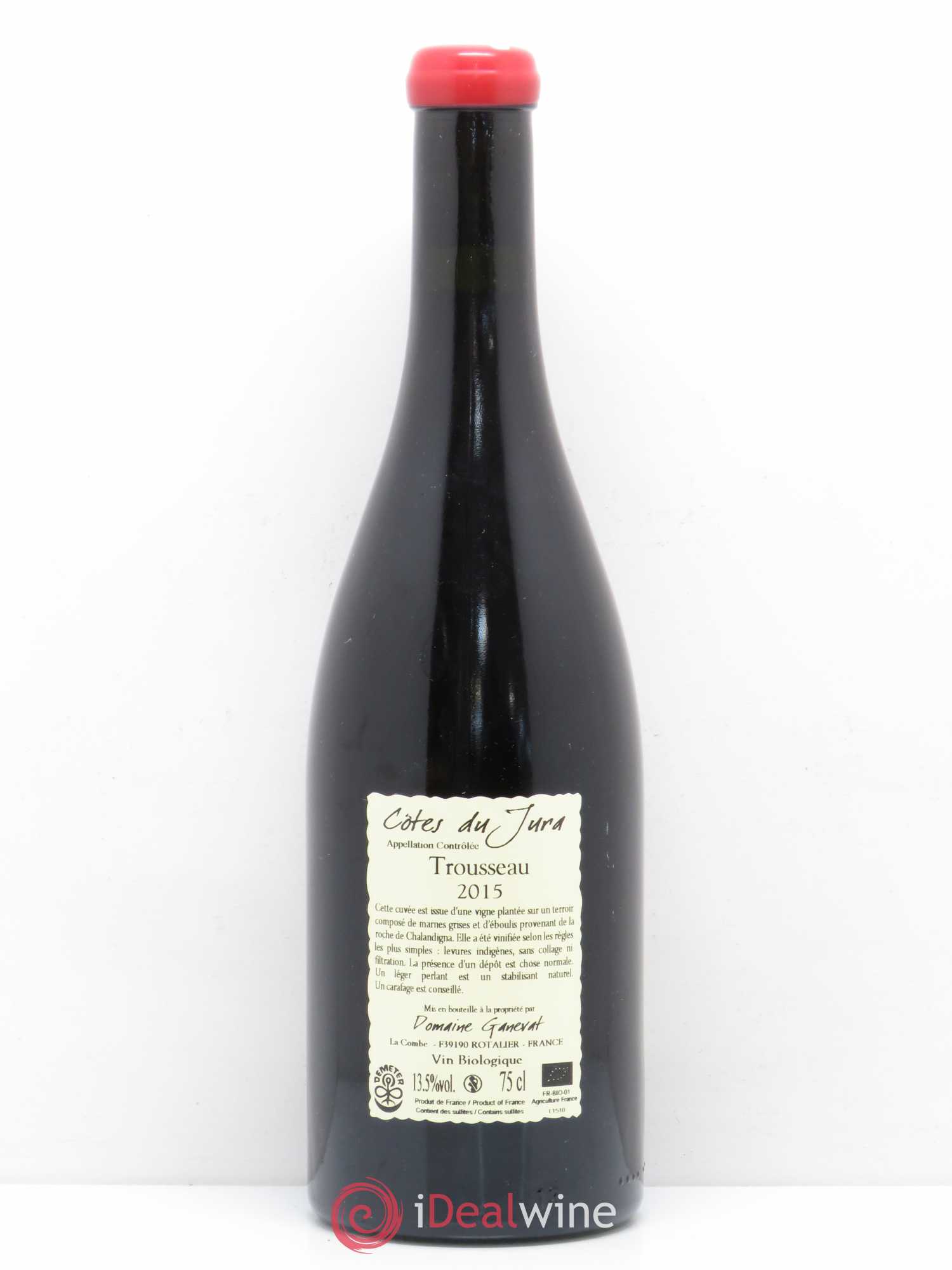Côtes du Jura Plein Sud Jean-François Ganevat (Domaine) 2015 - Lot de 1 bouteille - 1