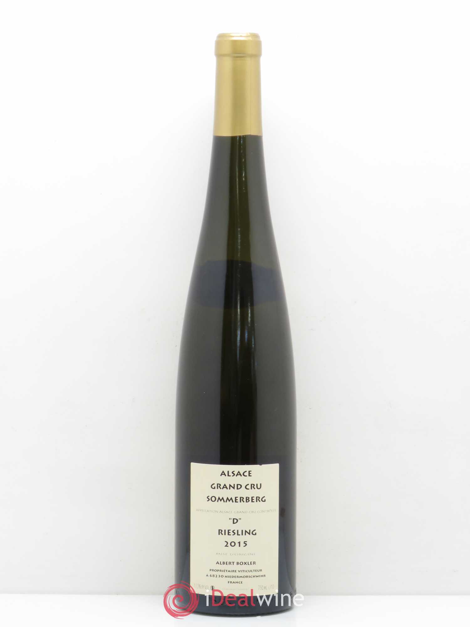 Riesling Grand Cru Sommerberg D Albert Boxler 2015 - Posten von 1 Flasche - 1