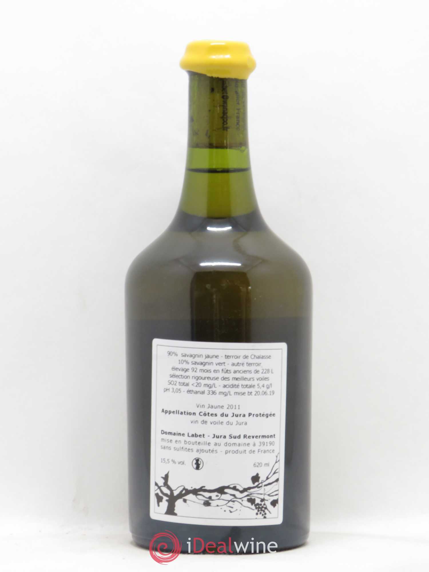 Côtes du Jura Vin Jaune Romain - Julien - Charline Labet 2011 - Lot de 1 bouteille - 1