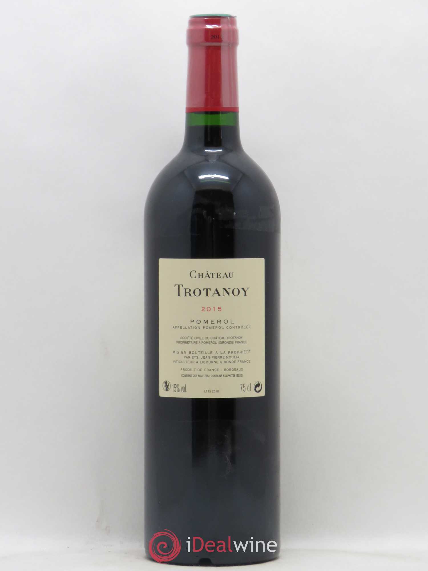 Château Trotanoy 2015 - Lot de 1 bouteille - 1