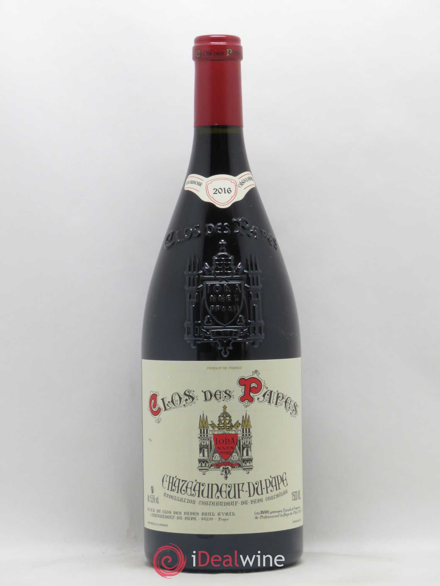 Châteauneuf-du-Pape Clos des Papes - Paul Avril 2016 - Lot de 1 magnum - 0