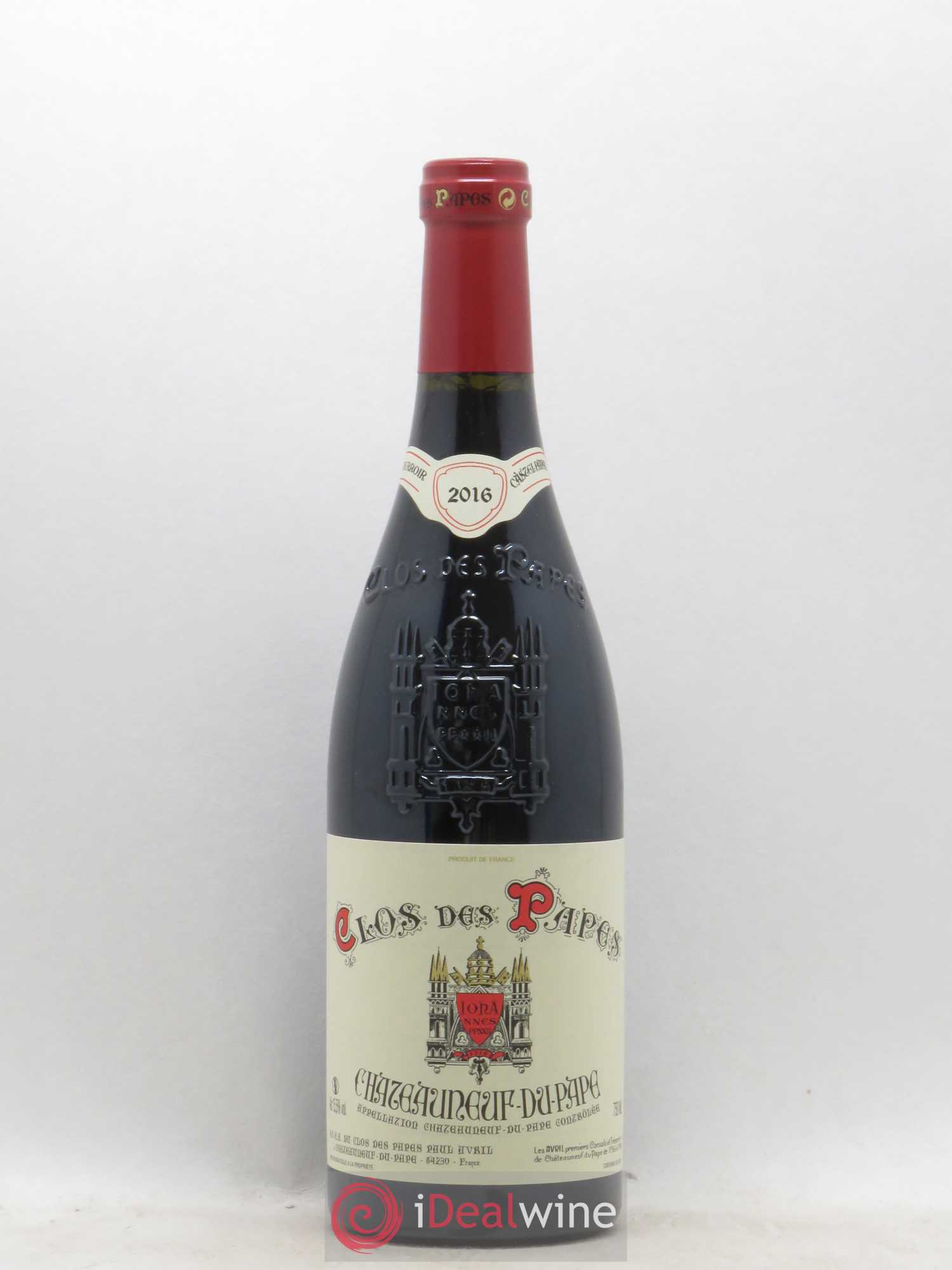 Châteauneuf-du-Pape Clos des Papes - Paul Avril 2016 - Lot de 1 bouteille - 0