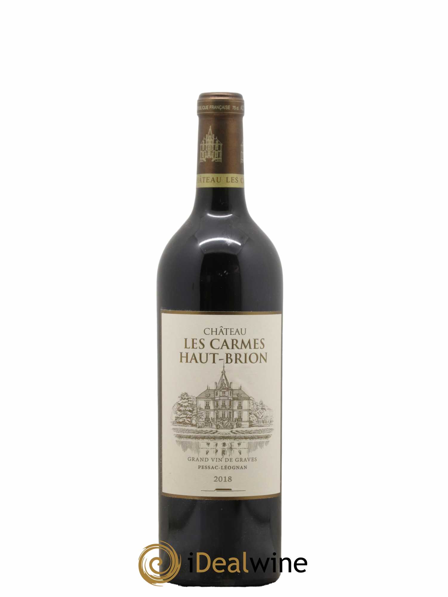 Château Les Carmes Haut-Brion 2018 - Lot de 1 bouteille - 0