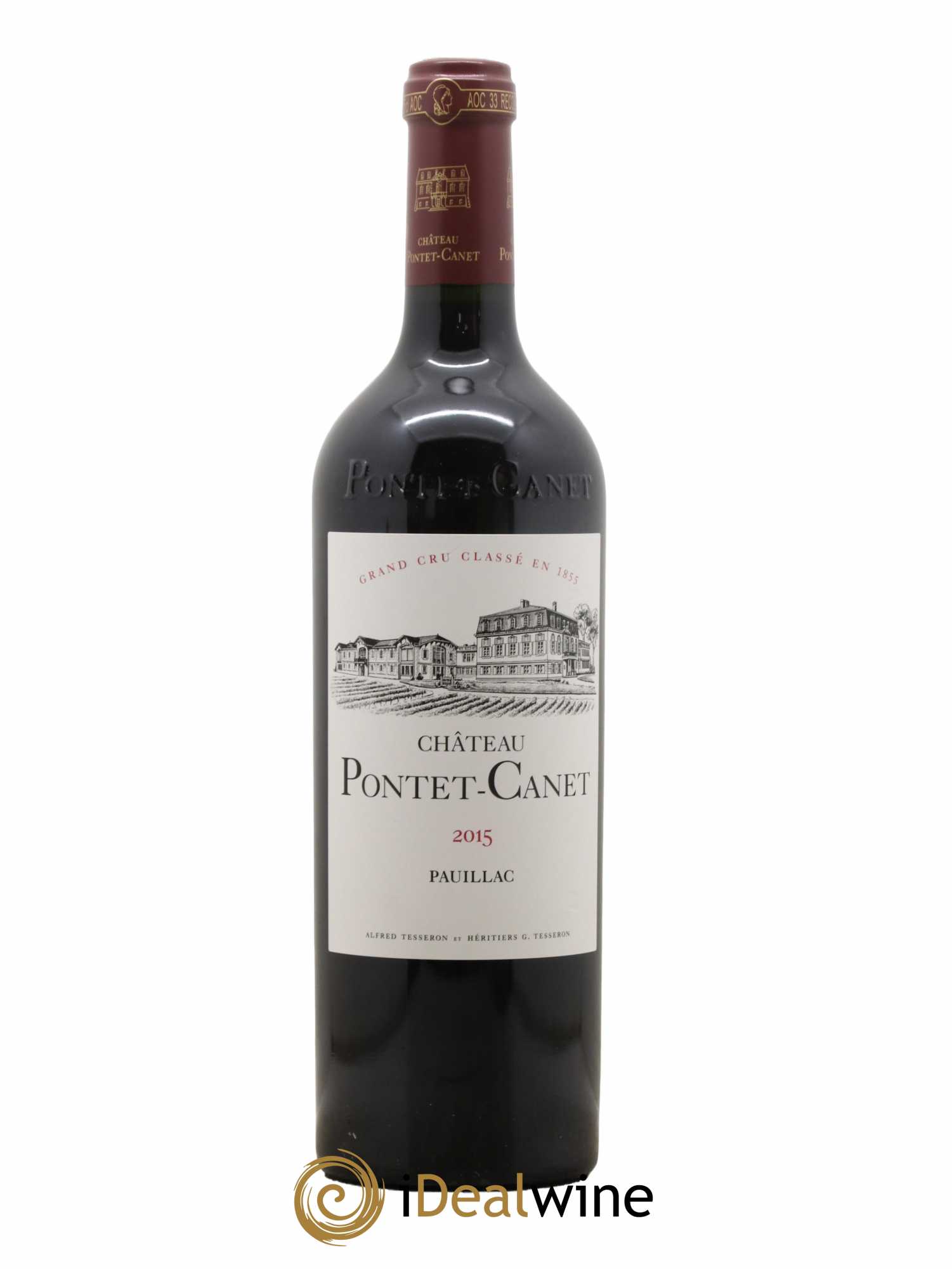 Château Pontet Canet 5ème Grand Cru Classé 2015 - Lot de 1 bouteille - 0