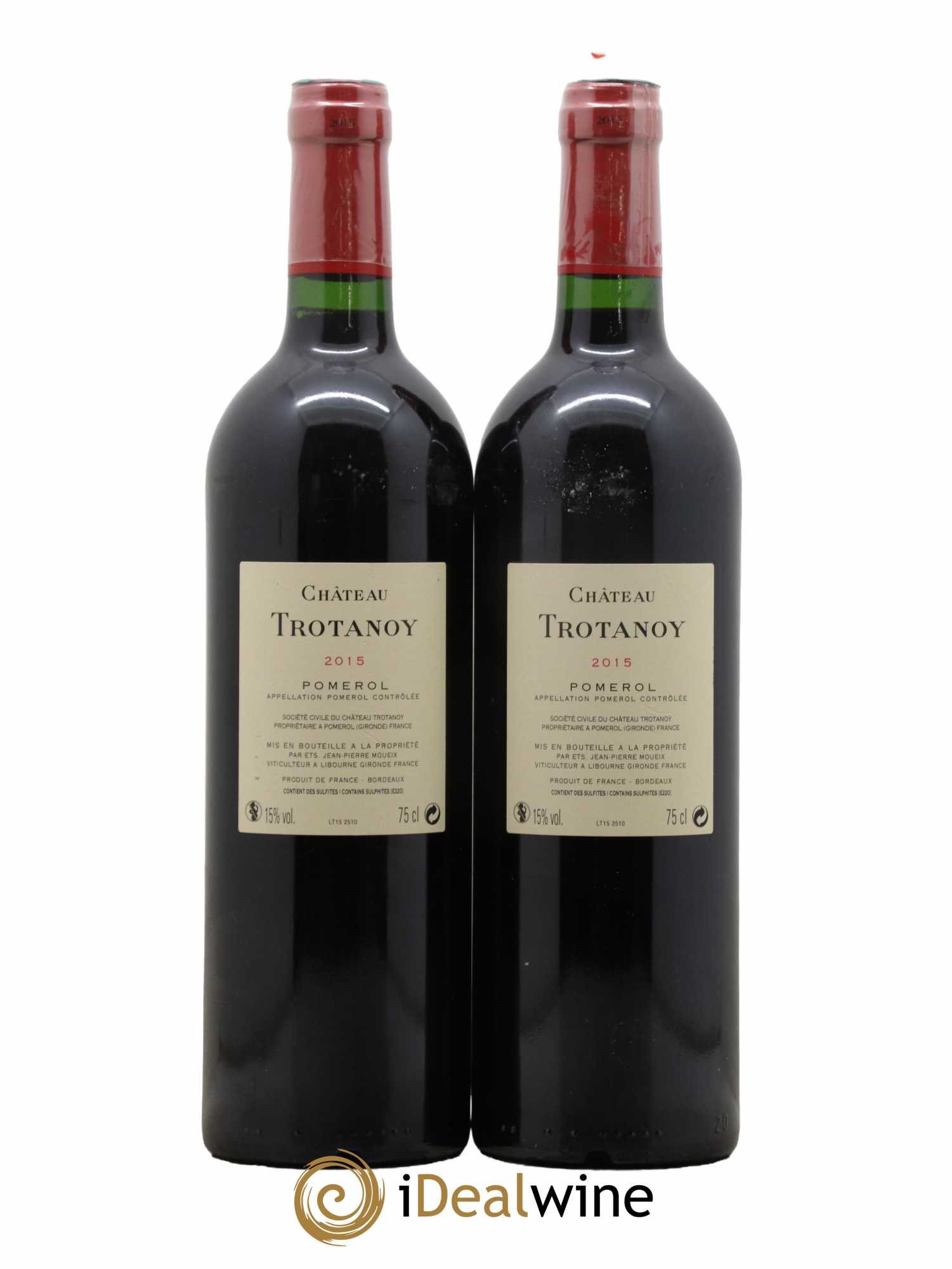 Château Trotanoy 2015 - Lot de 2 bouteilles - 1
