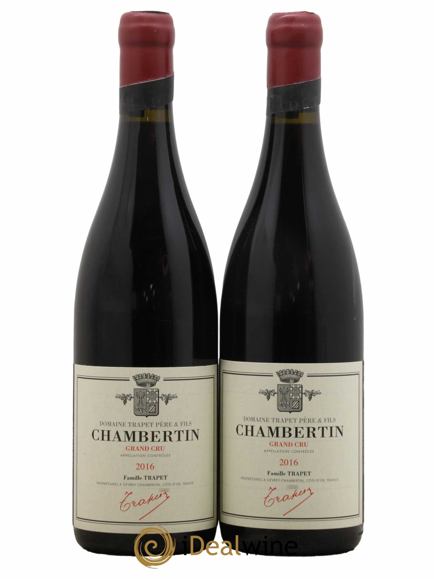 Chambertin Grand Cru Domaine Trapet 2016 - Lot de 2 bouteilles - 0