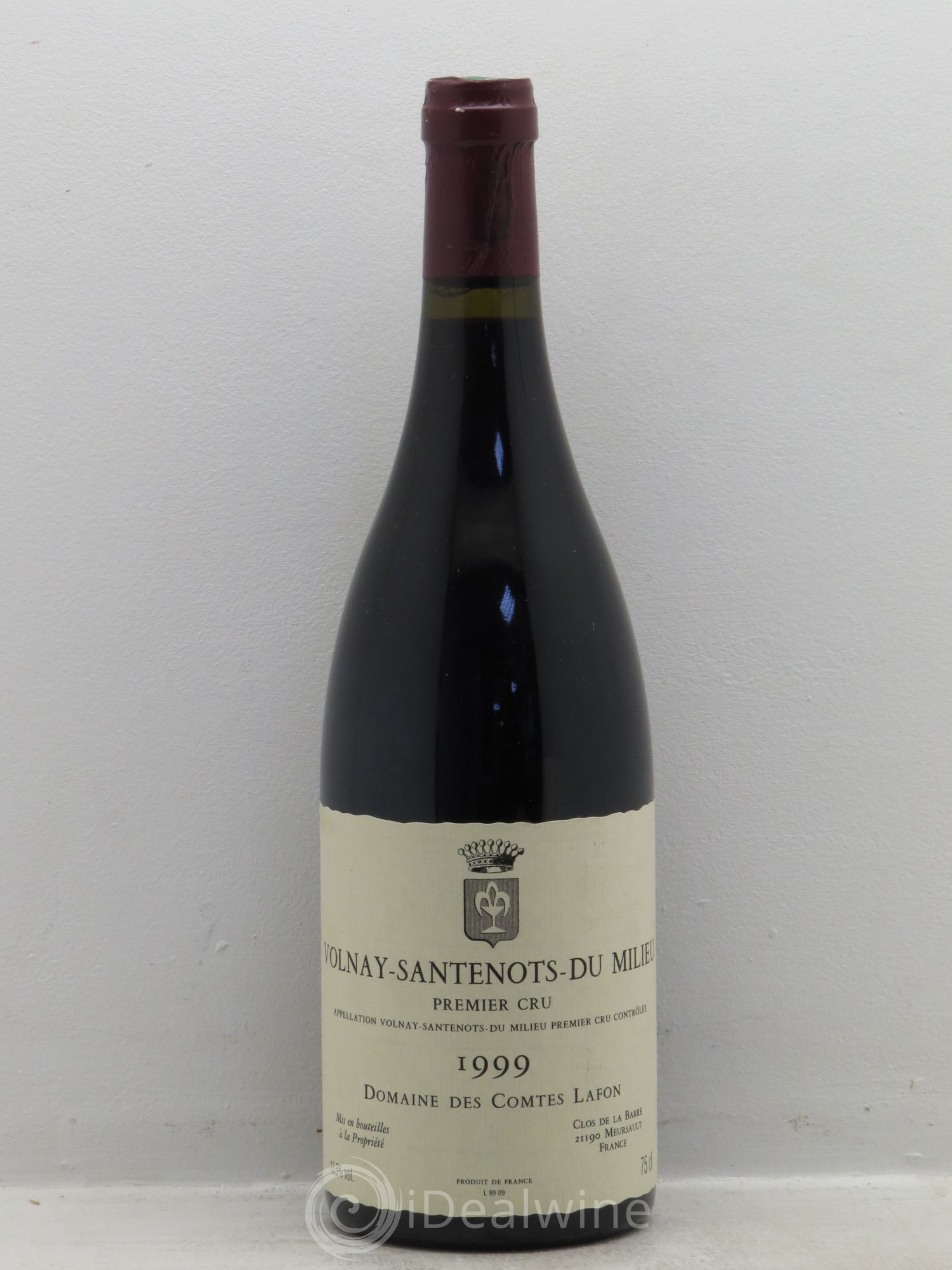 Volnay 1er Cru Santenots du Milieu Comtes Lafon (Domaine des) 1999 - Lot de 1 bouteille - 0