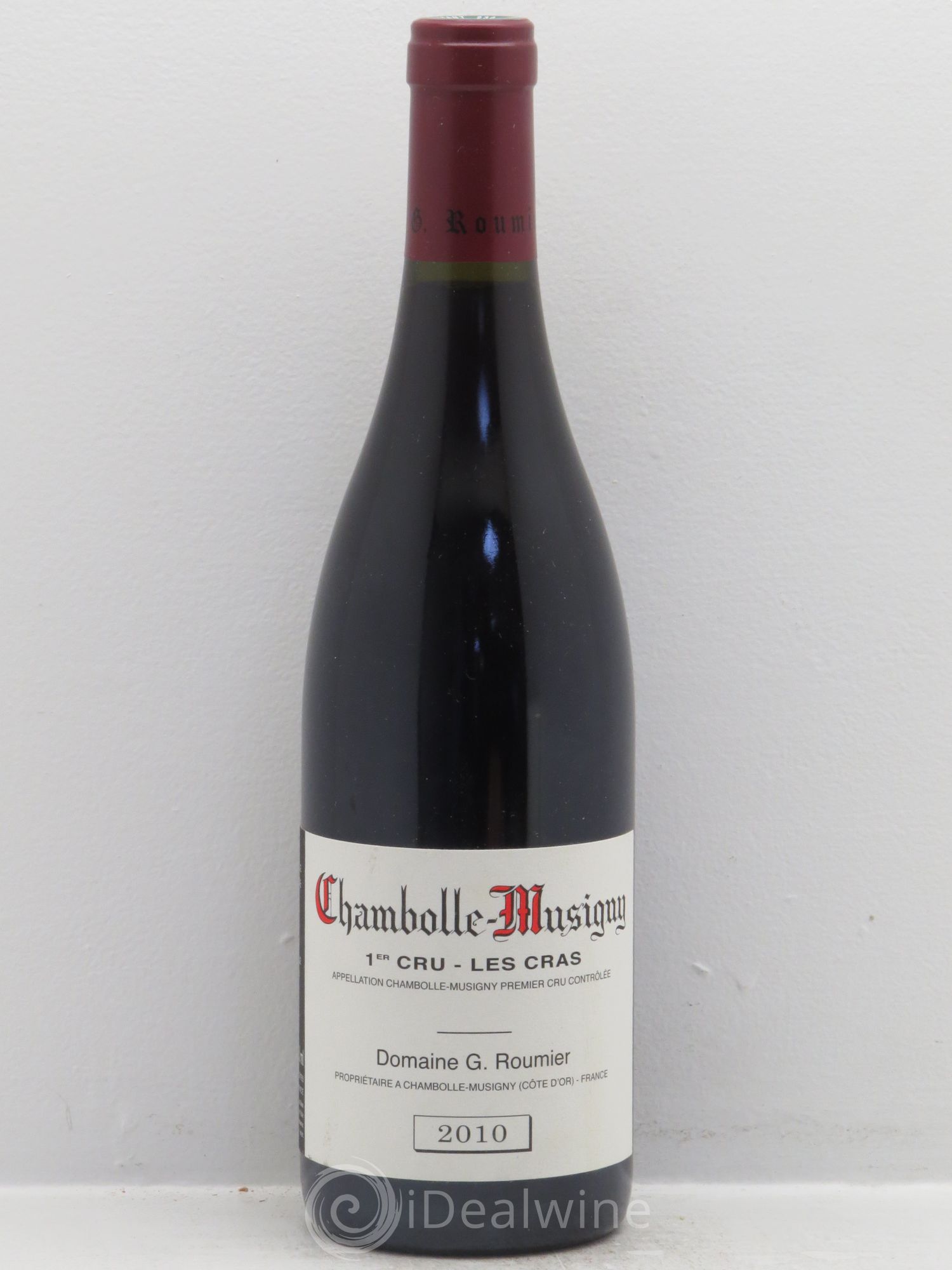 Chambolle-Musigny 1er Cru Les Cras Georges Roumier (Domaine) 2010 - Lot de 1 bouteille - 0