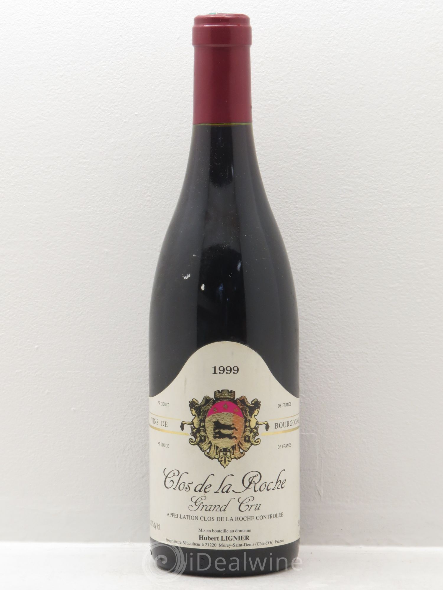 Clos de la Roche Grand Cru Hubert Lignier (Domaine) 1999 - Lot de 1 bouteille - 0