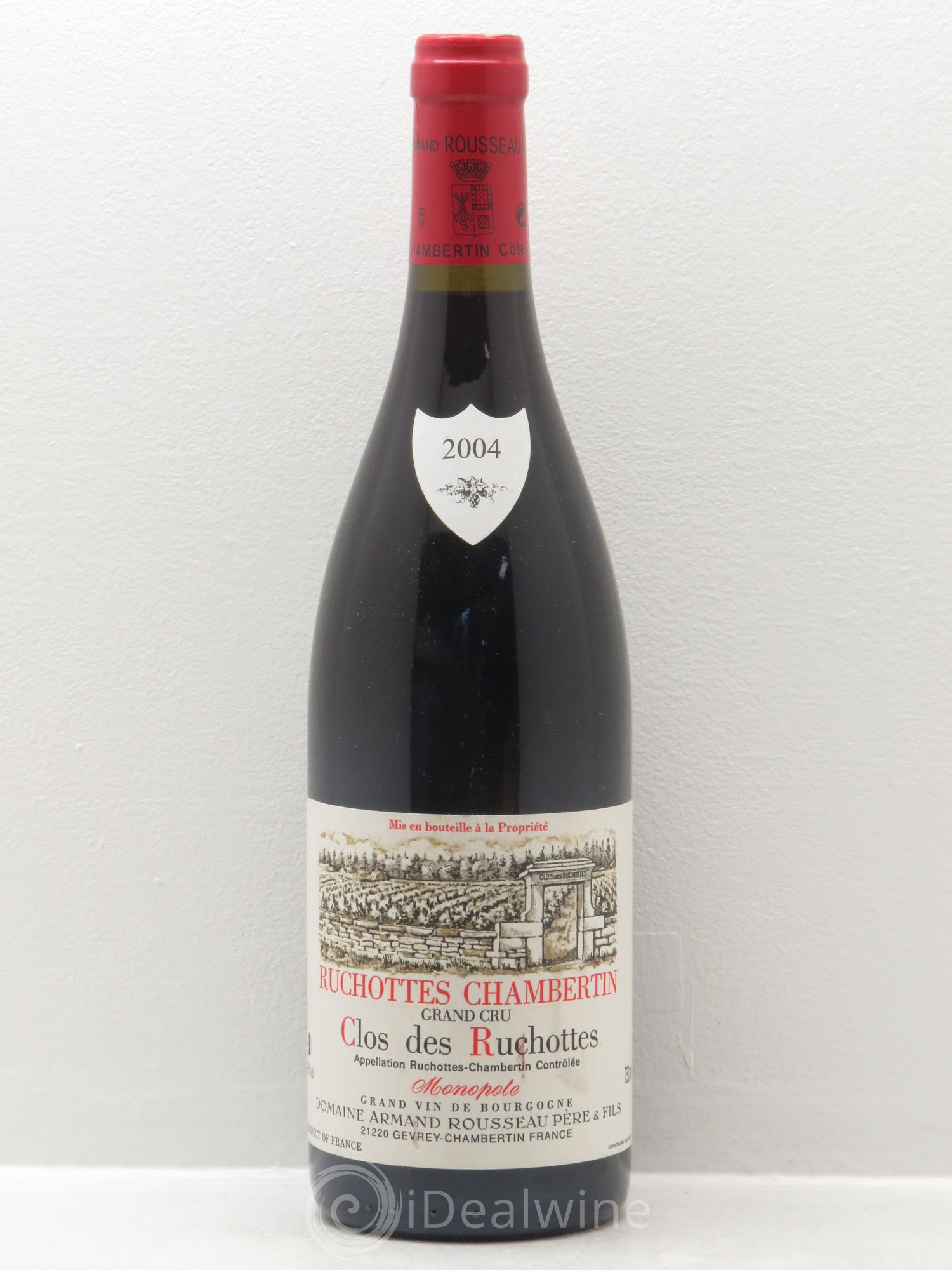 Ruchottes-Chambertin Grand Cru Clos des Ruchottes Armand Rousseau (Domaine) 2004 - Lot of 1 bottle - 0