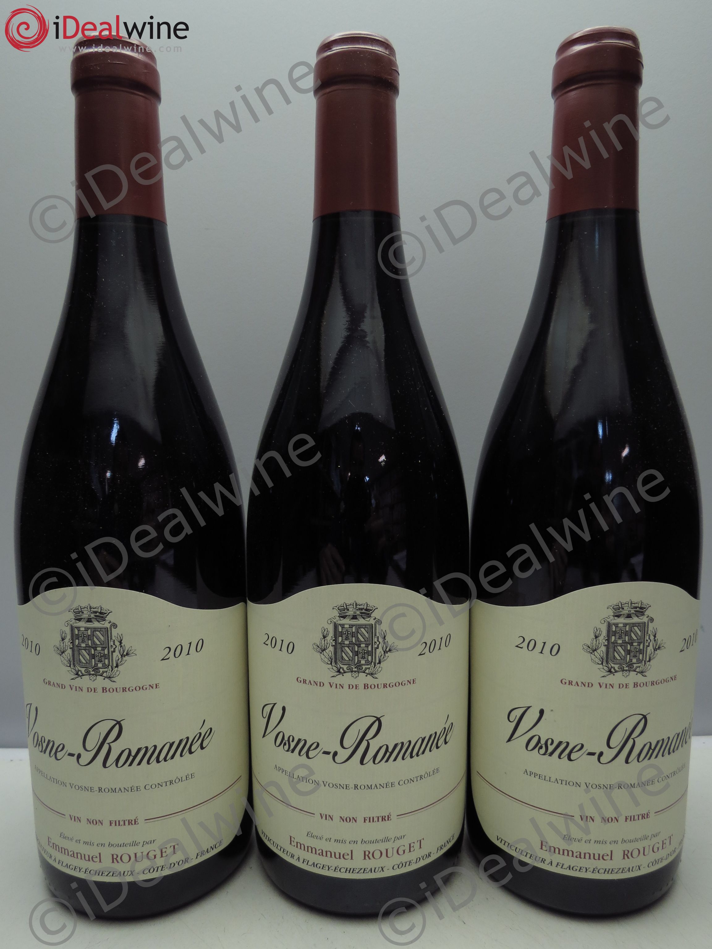 Vosne-Romanée Emmanuel Rouget 2010 - Posten von 3 Flaschen - 0