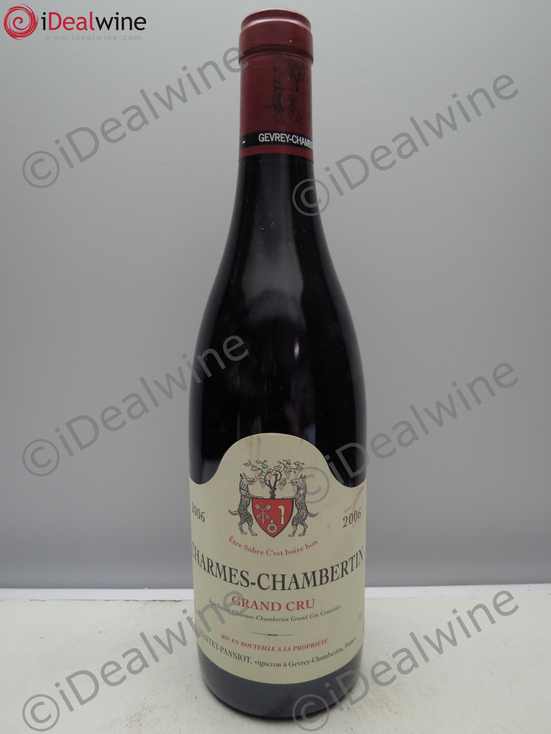 Charmes-Chambertin Grand Cru Geantet-Pansiot 2006 - Lot de 1 bouteille - 0