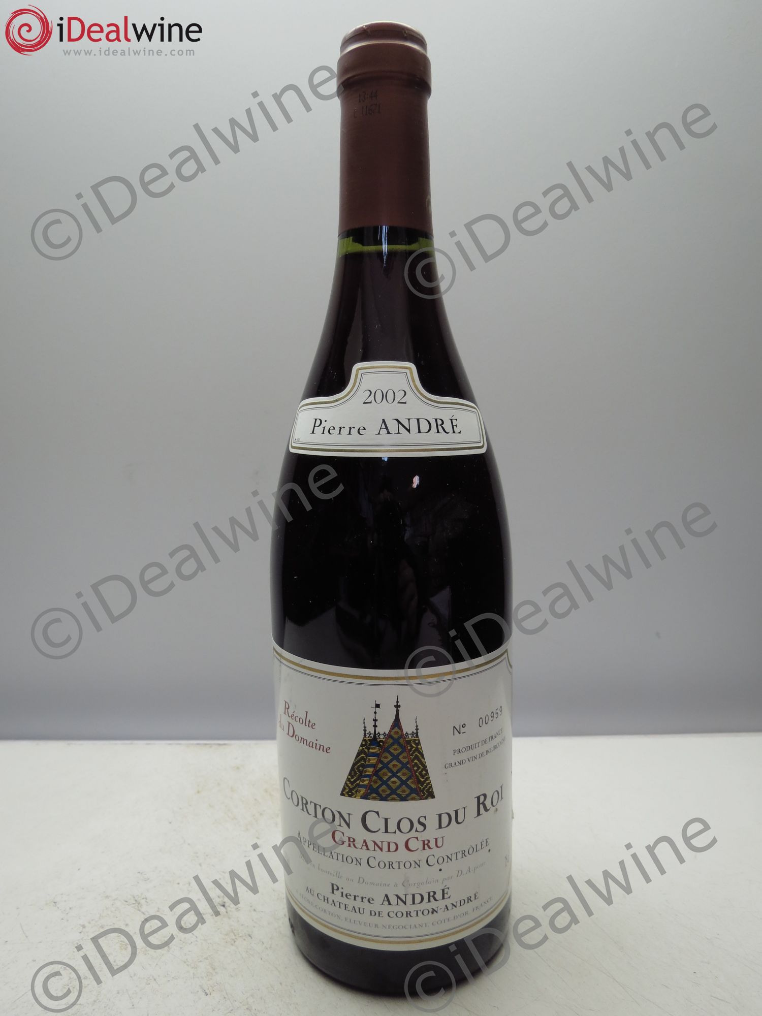 Corton Grand Cru Pierre André 2002 - Lot de 1 bouteille - 0