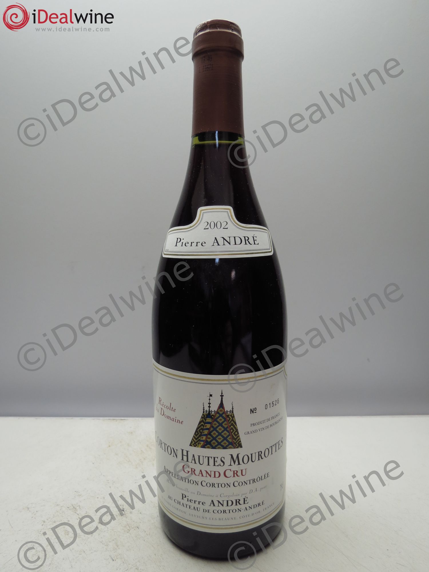 Corton Grand Cru Pierre André 2002 - Lot de 1 bouteille - 0