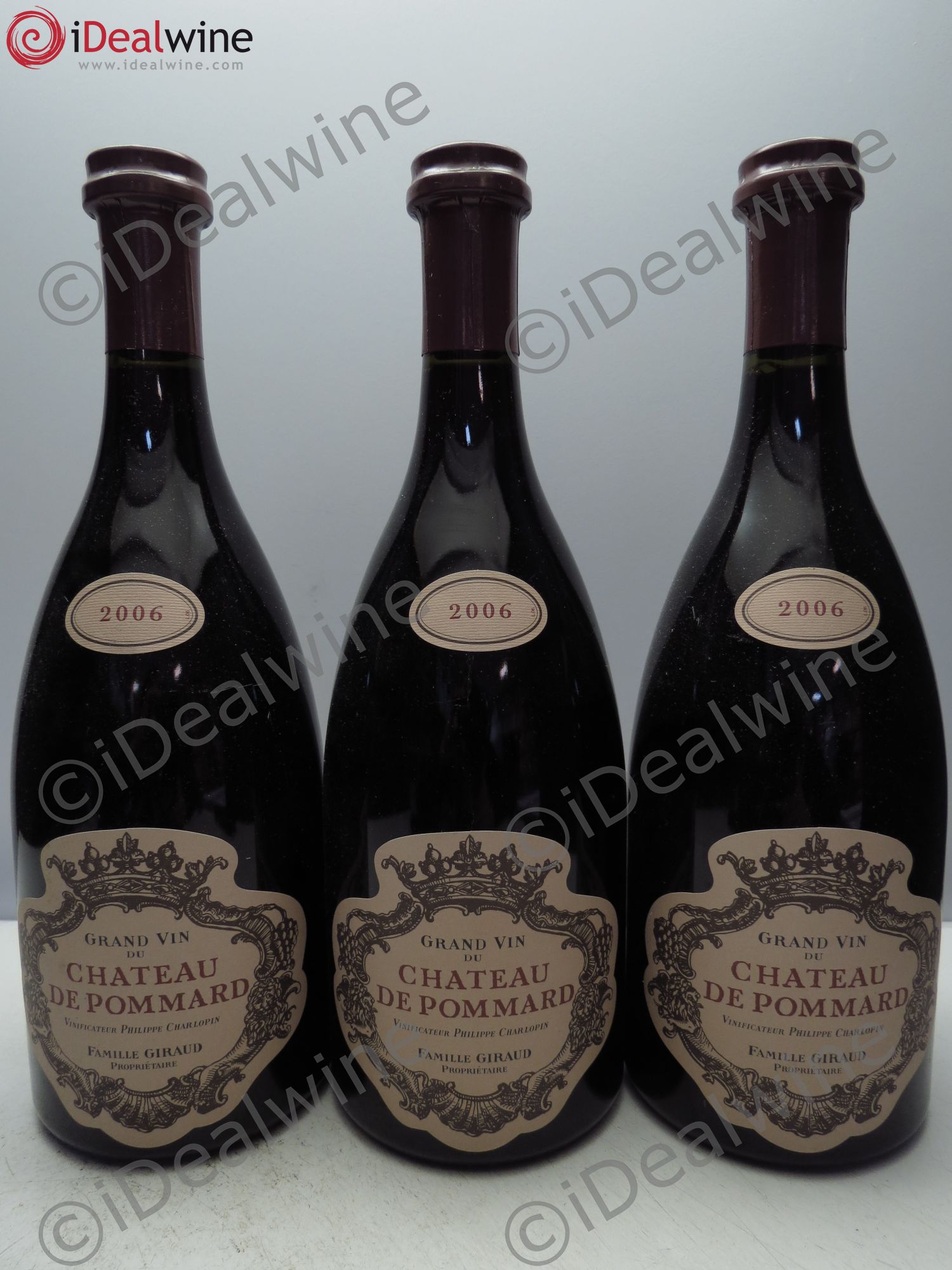 Pommard Château de Pommard 2006 - Lot de 3 bouteilles - 0
