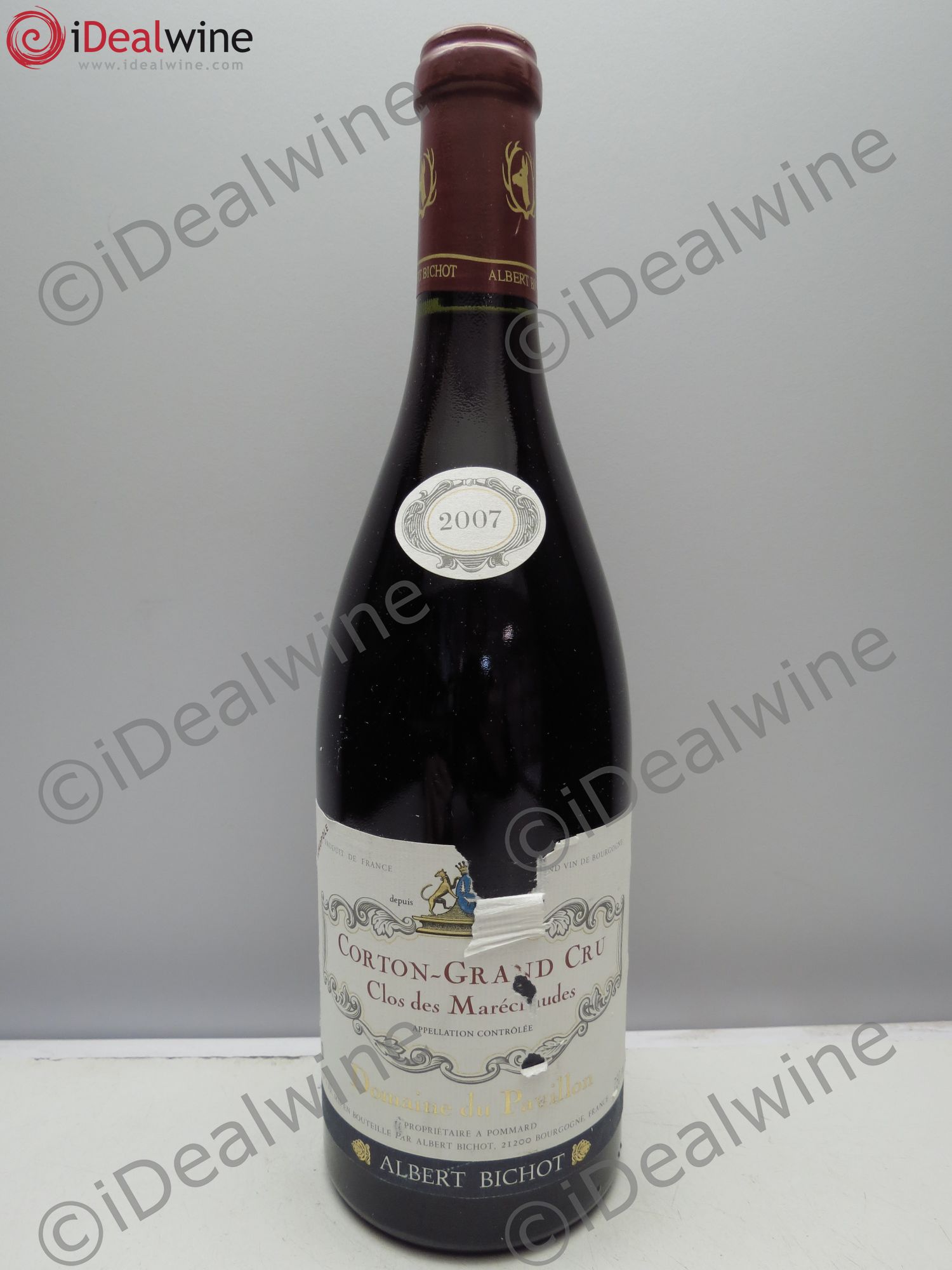 Corton Grand Cru Clos des Maréchaudes Domaine du Pavillon A.Bichot 2007 - Posten von 1 Flasche - 0