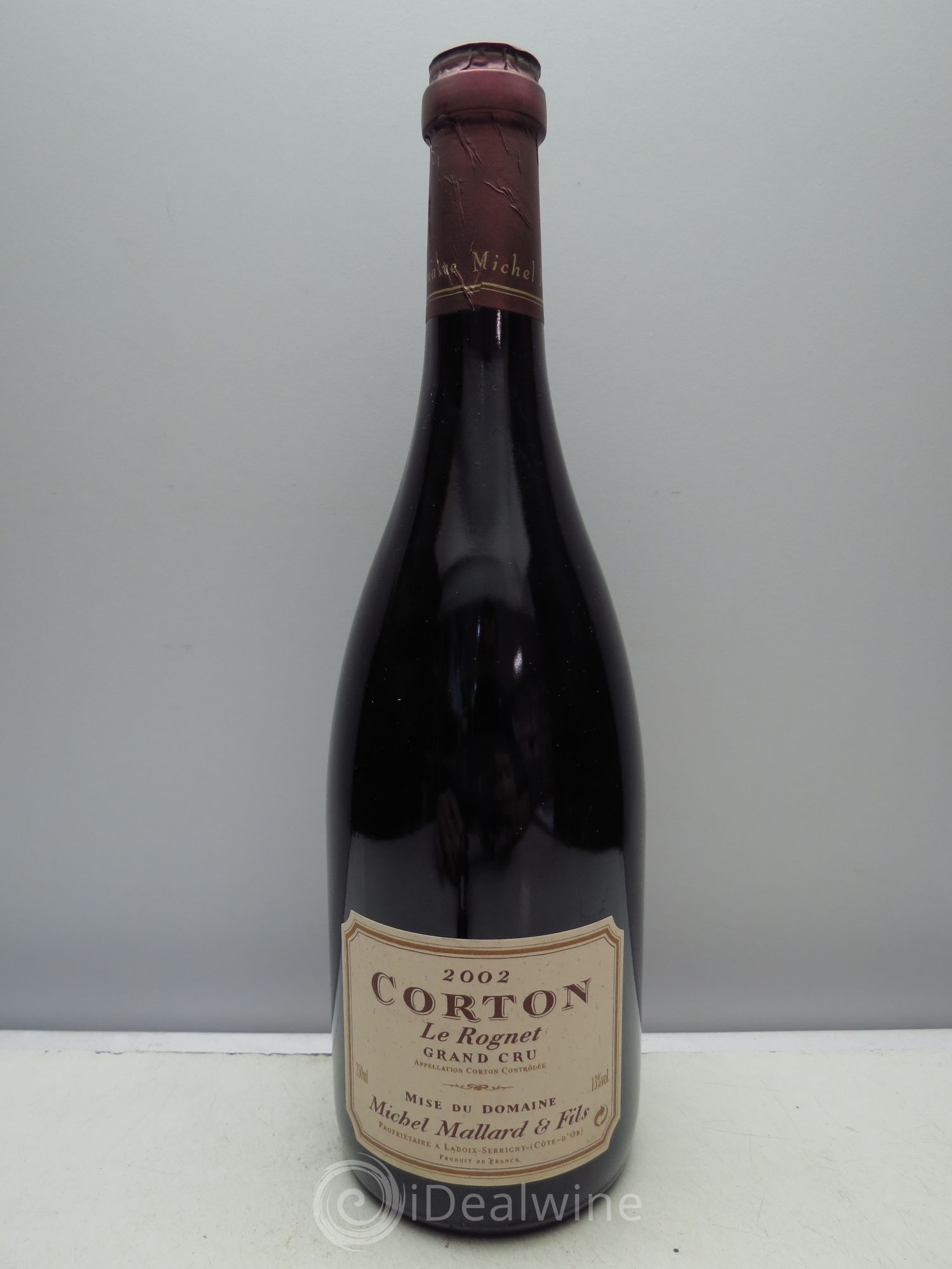 Corton Grand Cru Le Rognet - M.Maillard 2002 - Lot de 1 bouteille - 0