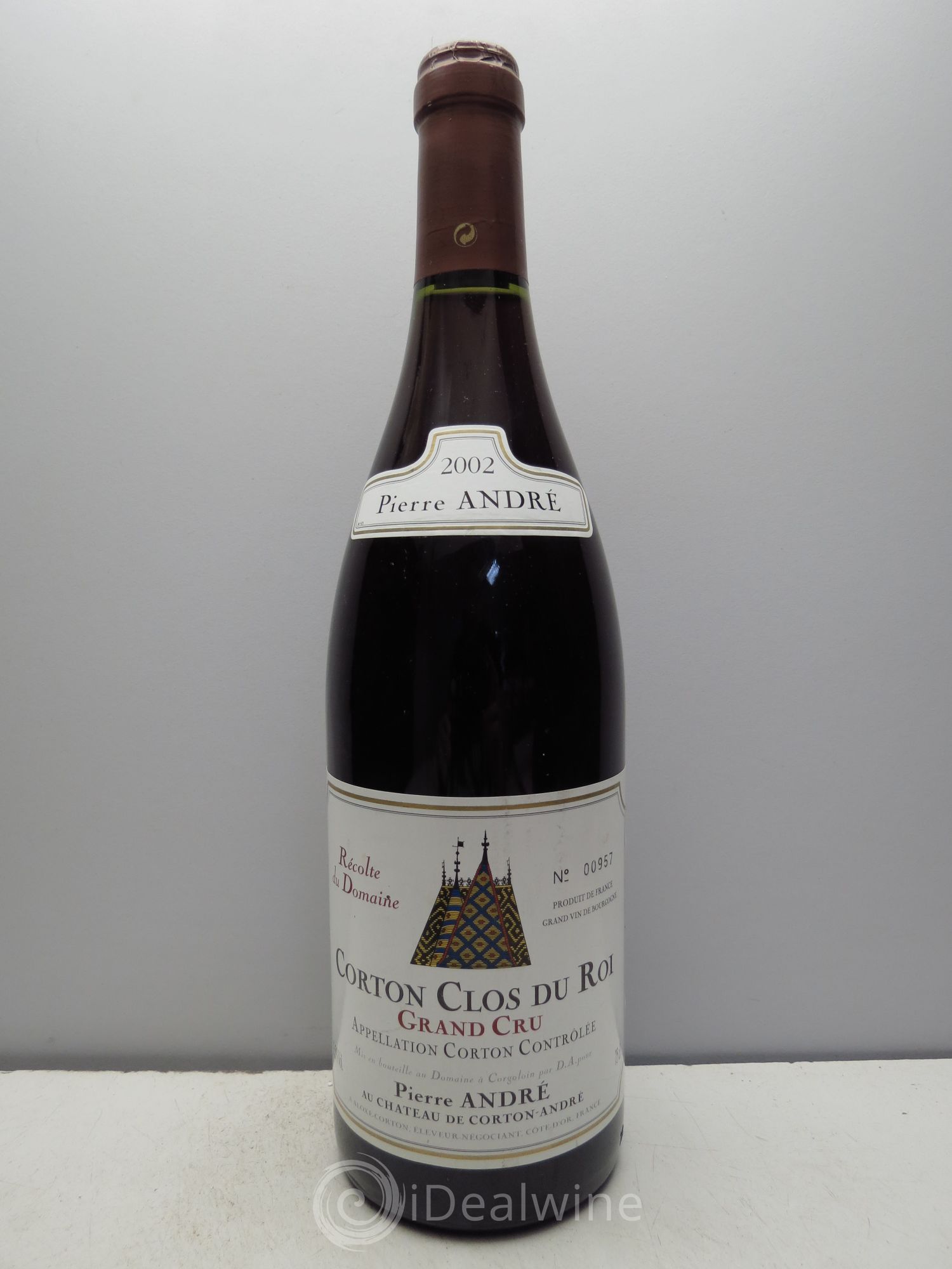 Corton Grand Cru Pierre André 2002 - Posten von 1 Flasche - 0
