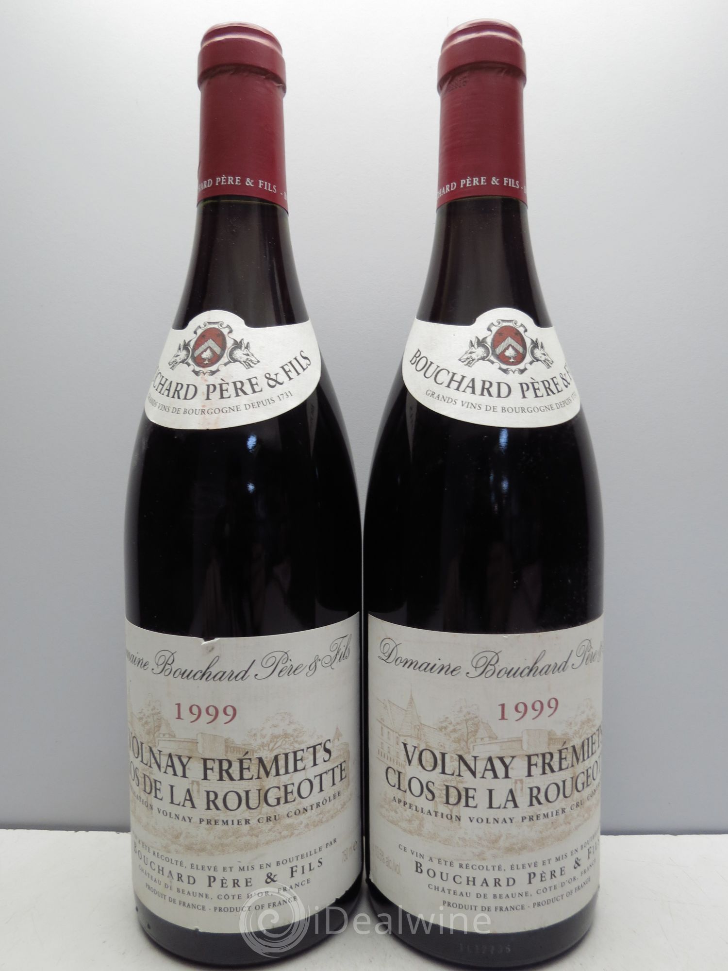 Volnay 1er Cru et Fils Clos de la Rougeotte 1999 - Lot de 2 bouteilles - 0
