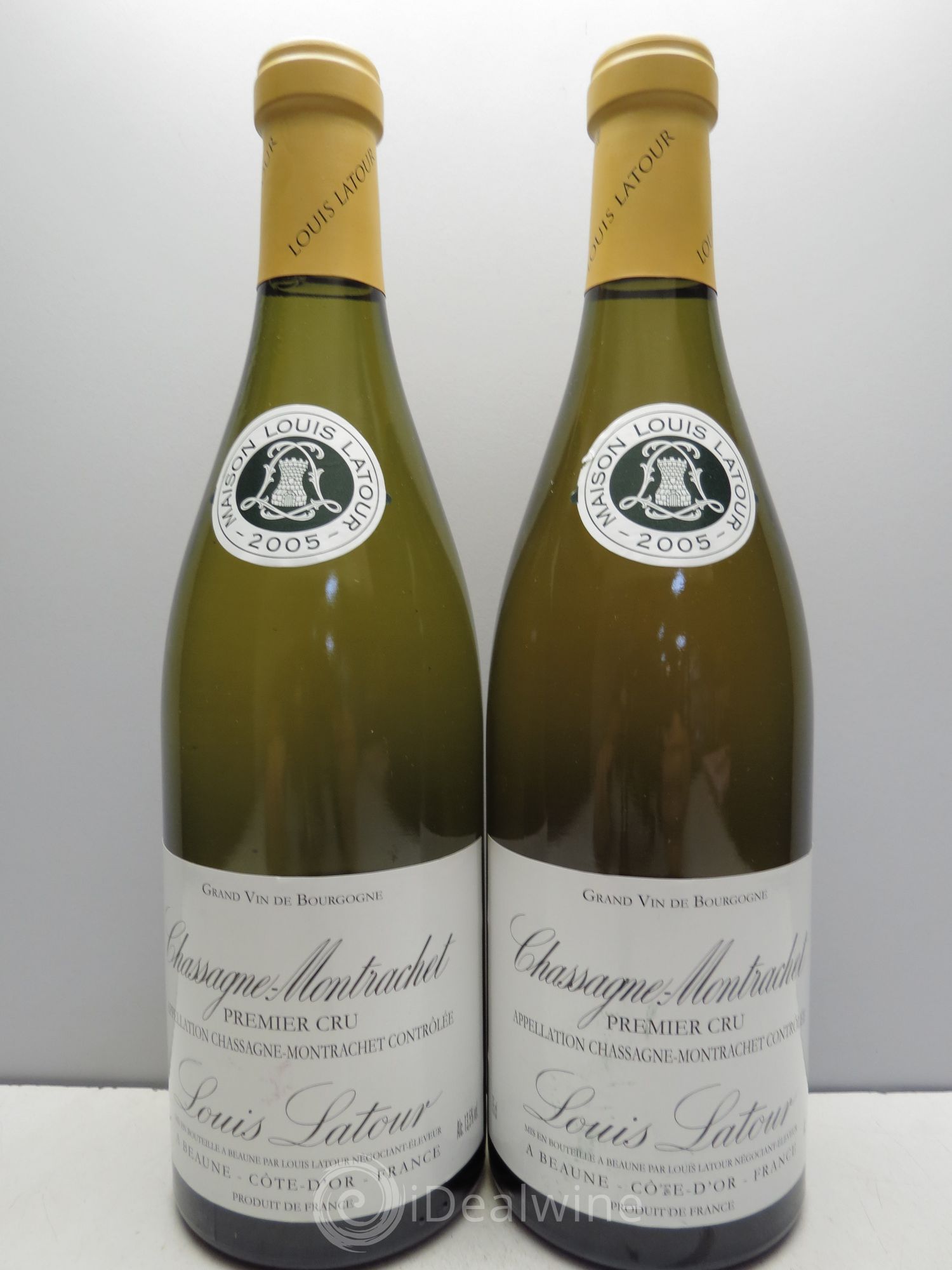 Chassagne-Montrachet 1er Cru L.Latour 2005 - Lot de 2 bouteilles - 0