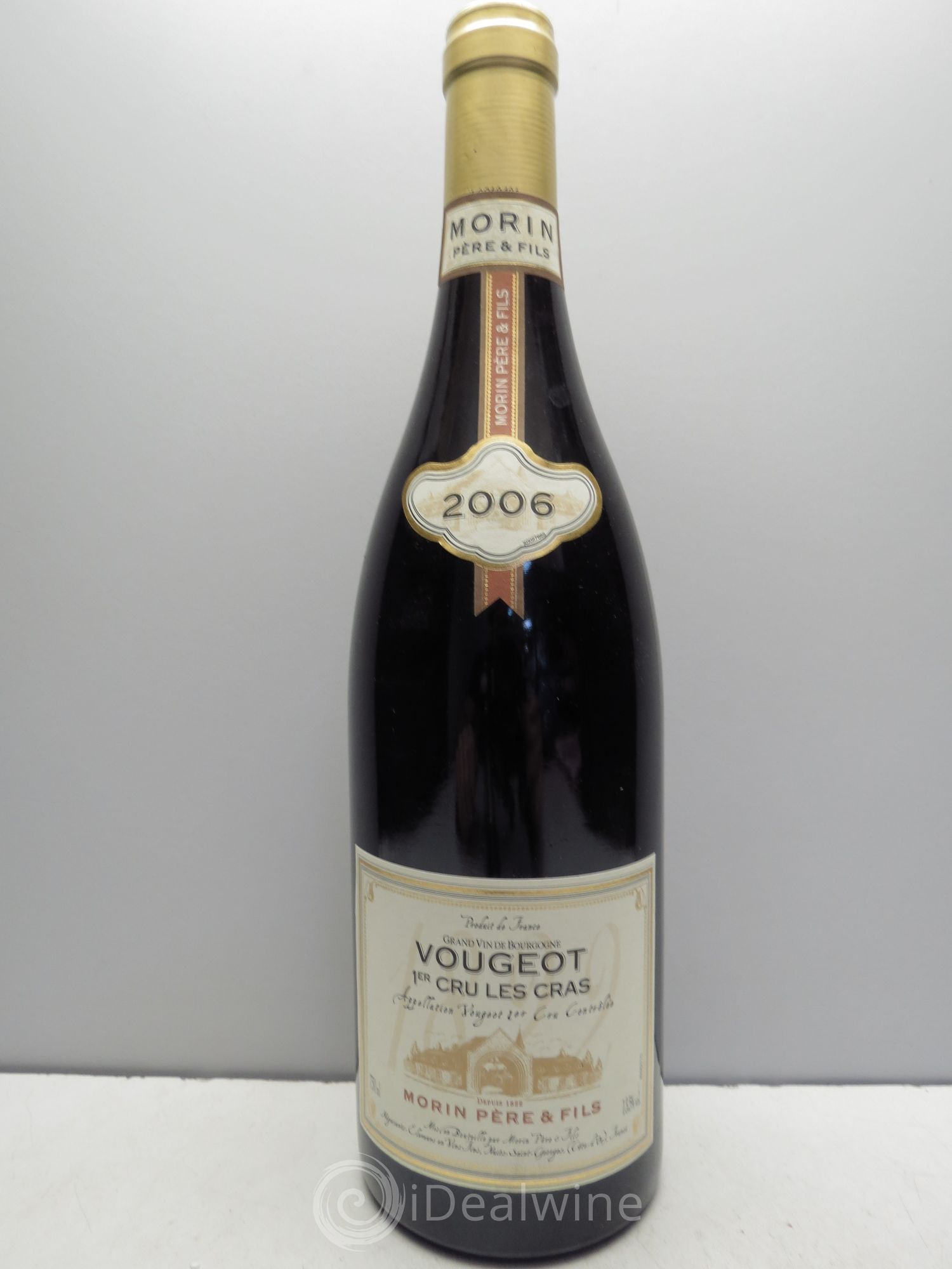 Vougeot 1er Cru les Cras Morin P&F 2006 - Posten von 1 Flasche - 0