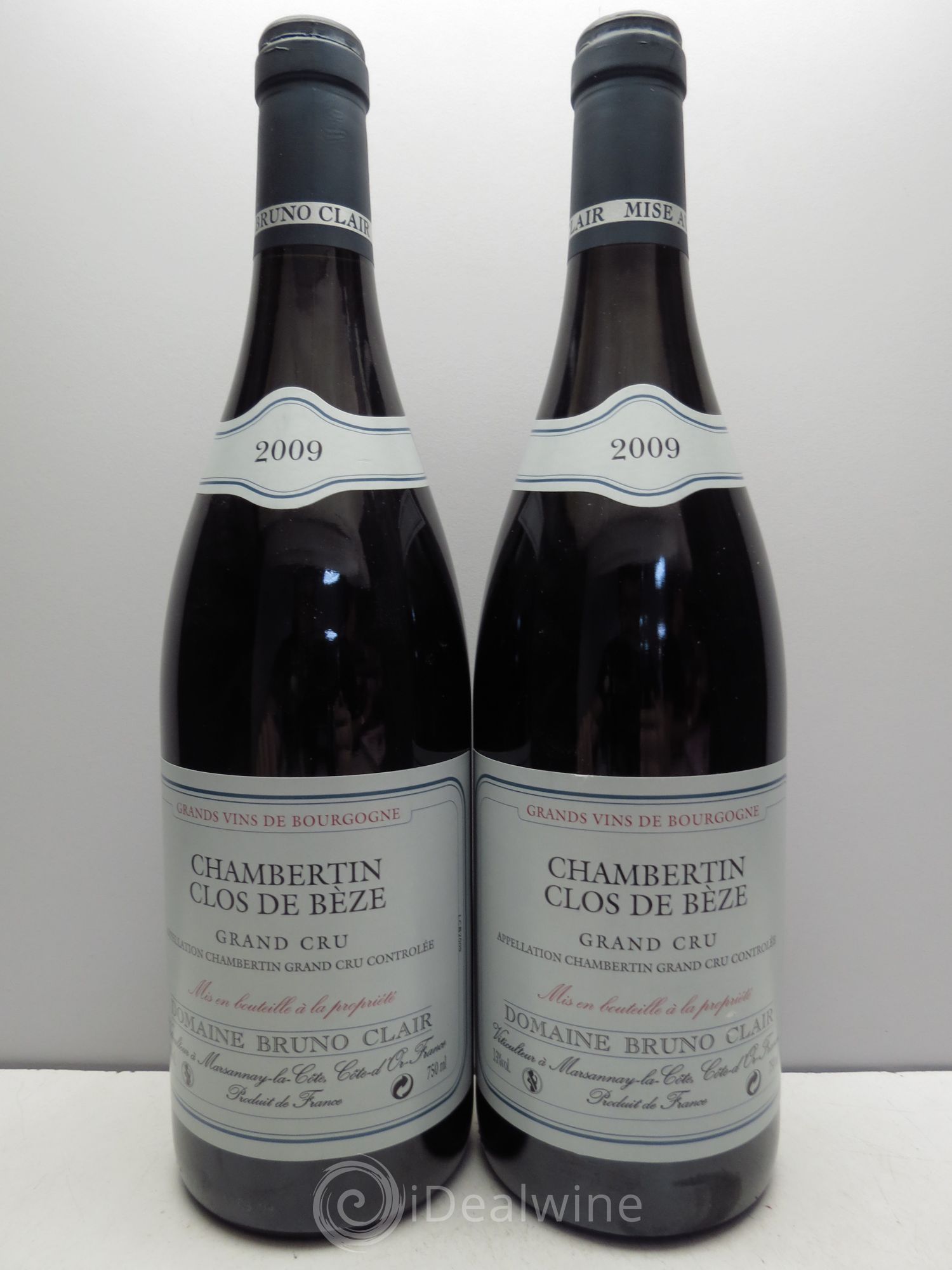Chambertin Clos de Bèze Grand Cru Bruno Clair (Domaine) 2009 - Lot de 2 bouteilles - 0