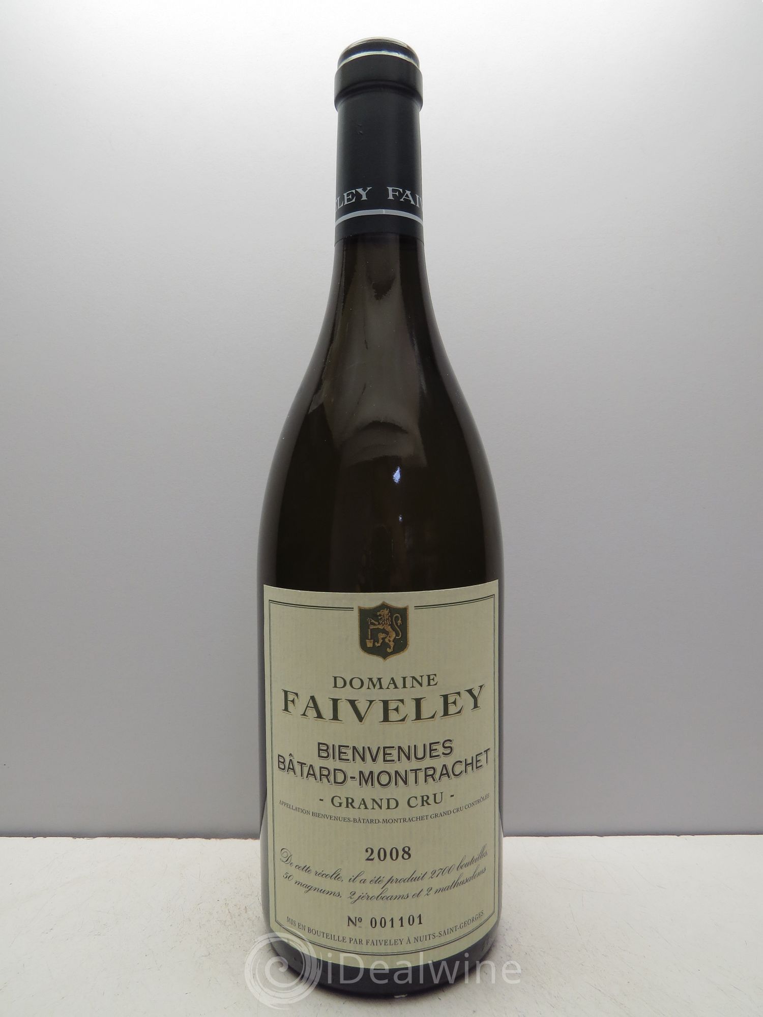Bienvenues-Bâtard-Montrachet Grand Cru Faiveley 2008 - Lot de 1 bouteille - 0