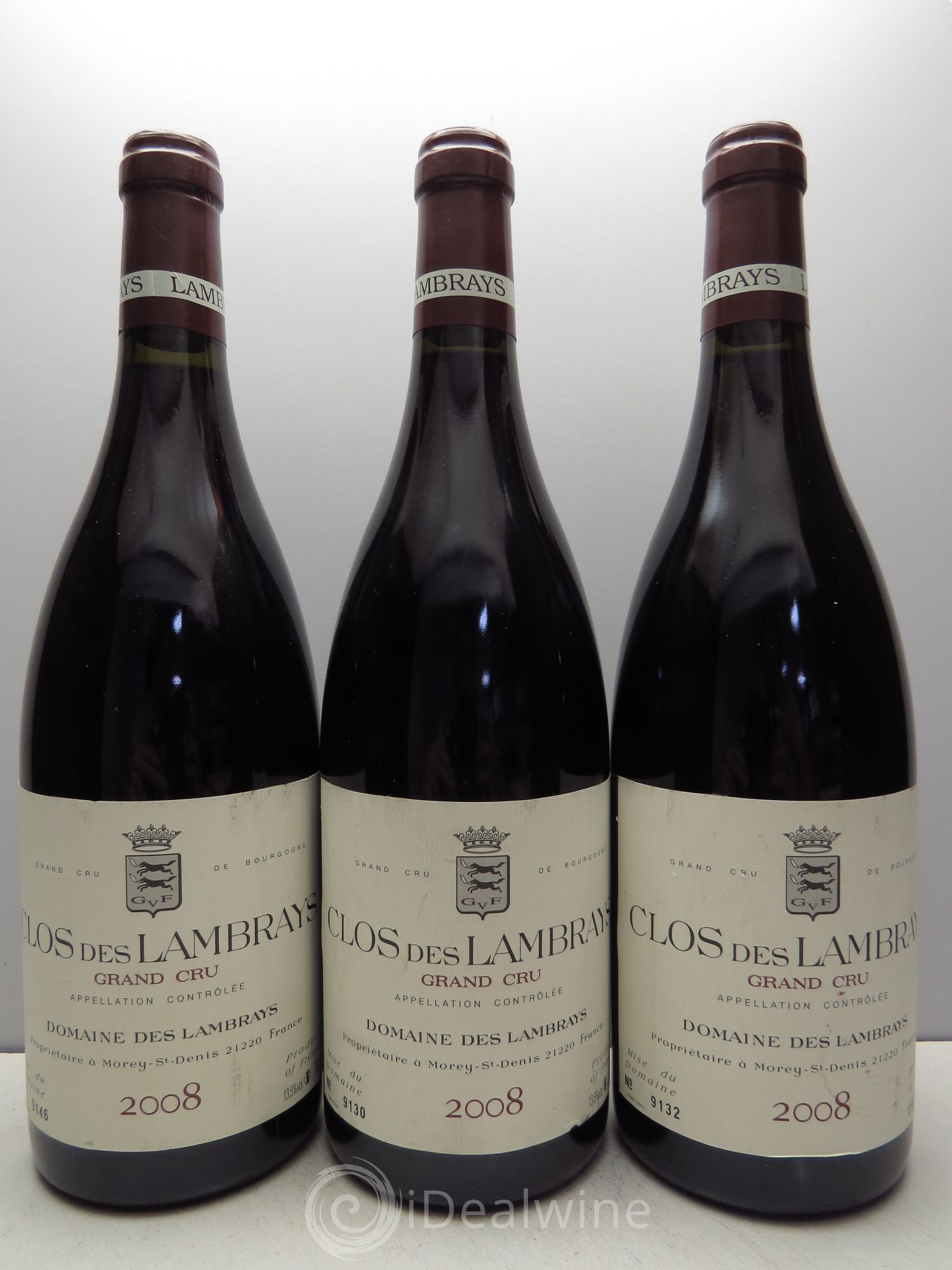 Clos des Lambrays Grand Cru Domaine des Lambrays 2008 - Lotto di 3 bottiglie - 0