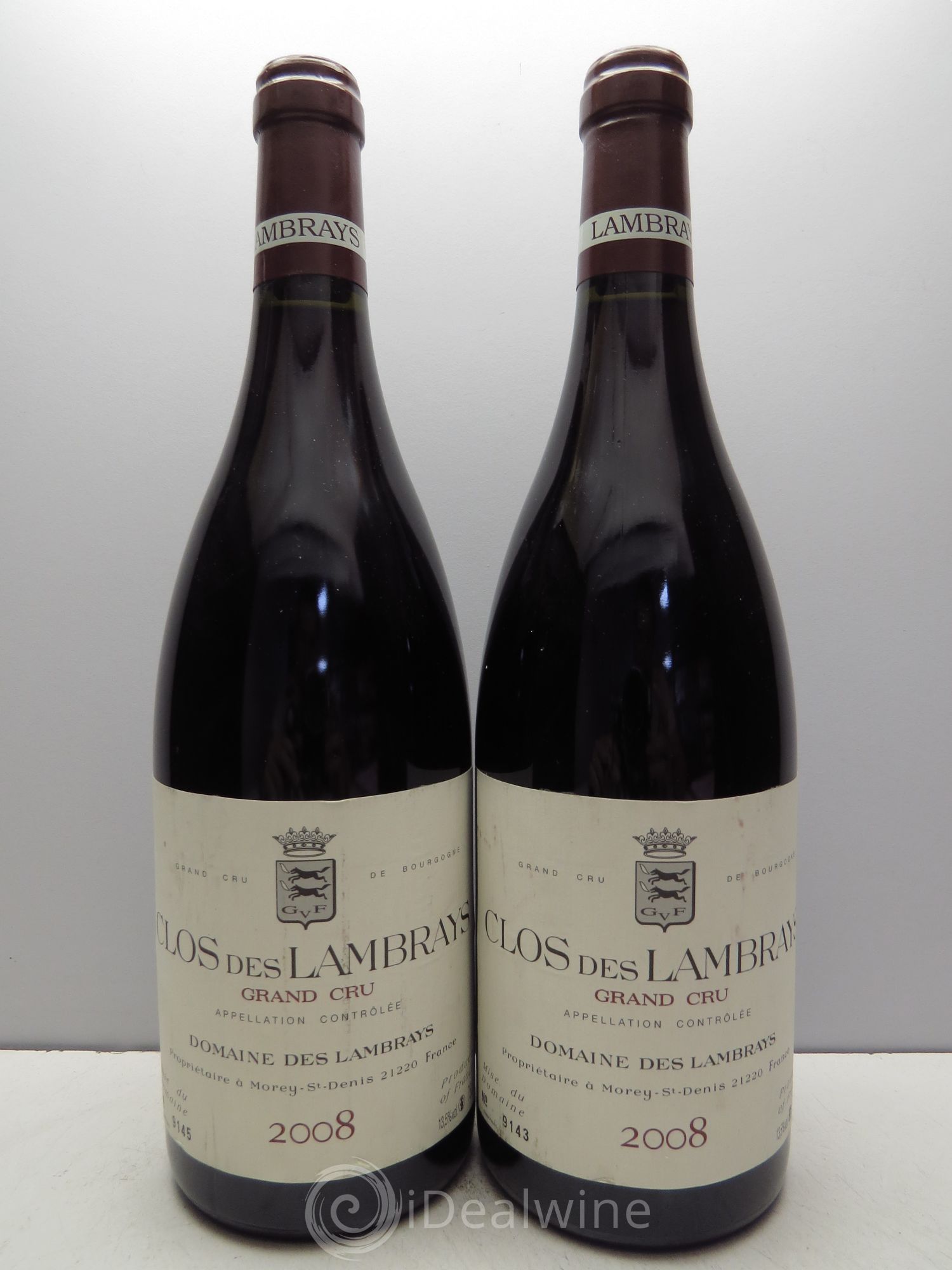 Clos des Lambrays Grand Cru Domaine des Lambrays 2008 - Lot de 2 bouteilles - 0