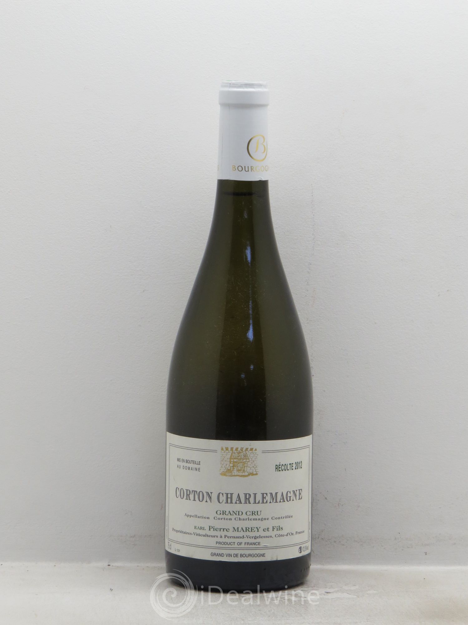 Corton-Charlemagne Grand Cru P.Marey 2012 - Lot de 1 bouteille - 0